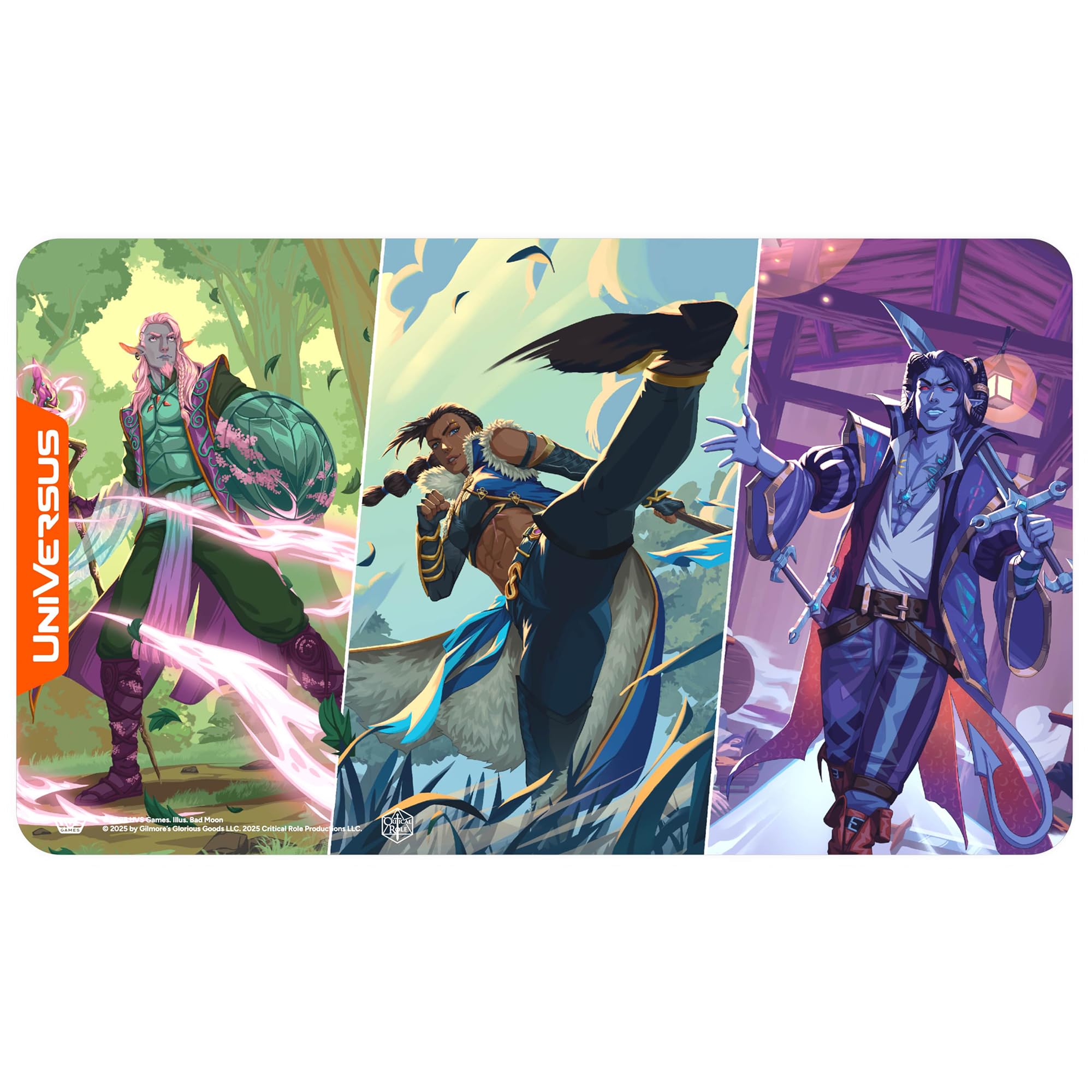 UniVersus Critical Role: Heroes of Exandria Playmat - Caduceus, Beauregard & Molly