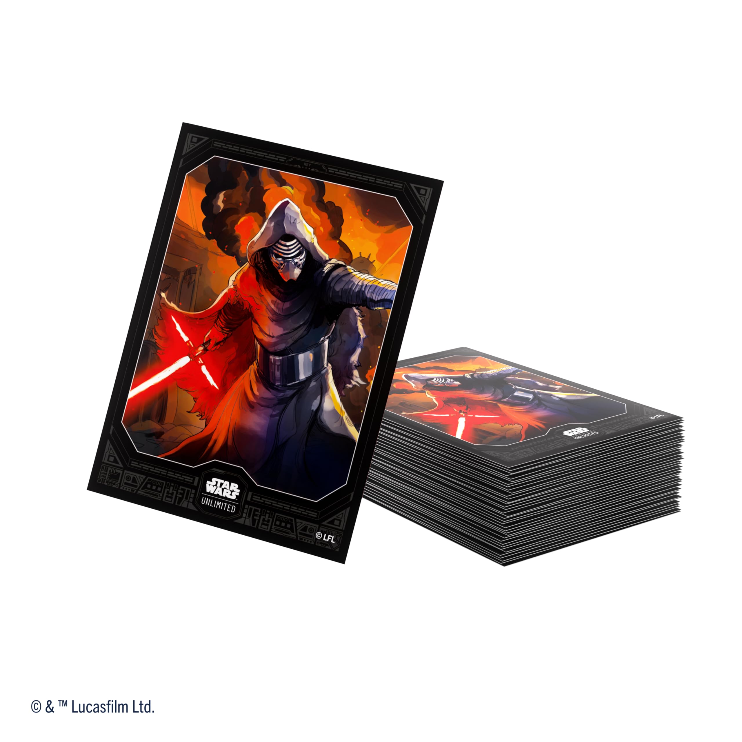 Gamegenic Star Wars Unlimited Kylo Ren Art Sleeves - 60 Art + 1 Clear Sleeve 3