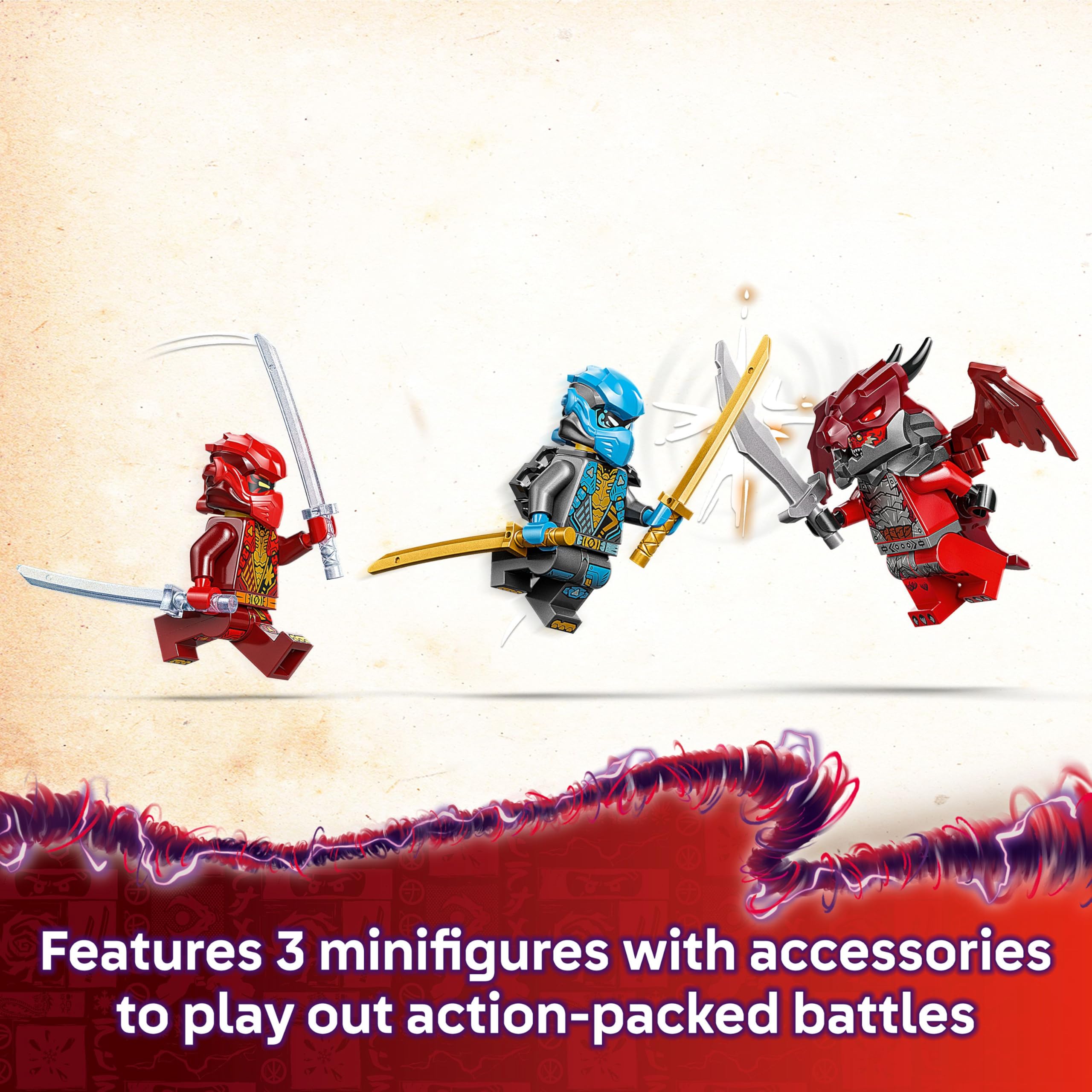 LEGO NINJAGO Kai’s Mech Storm Rider Building Set 71830 | Ages 7+ | 333 Pieces 4