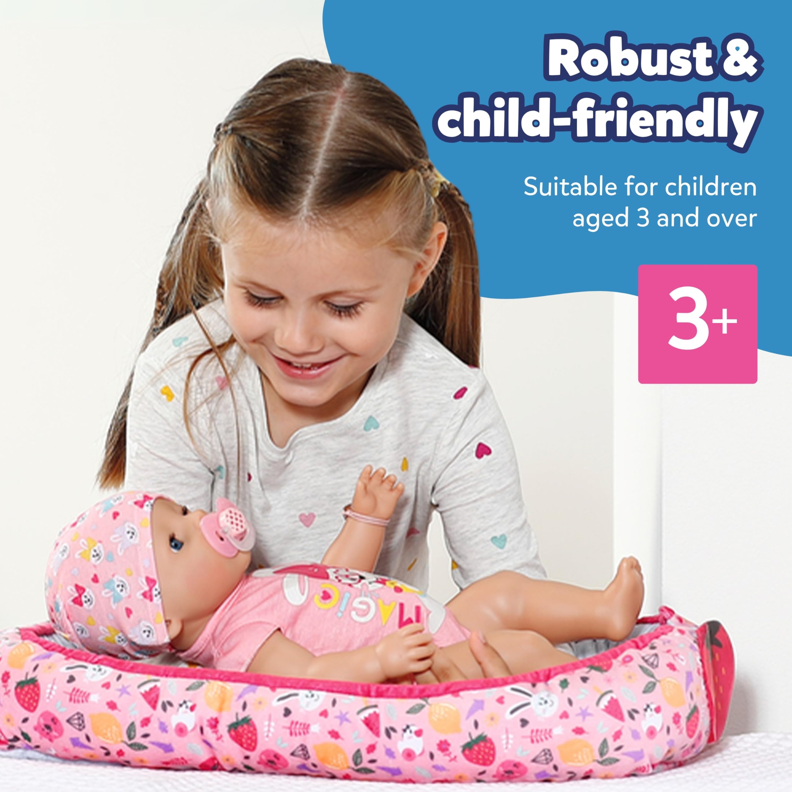 BABY born Reversible Baby Nest with Soft Padded Edges 835821 3