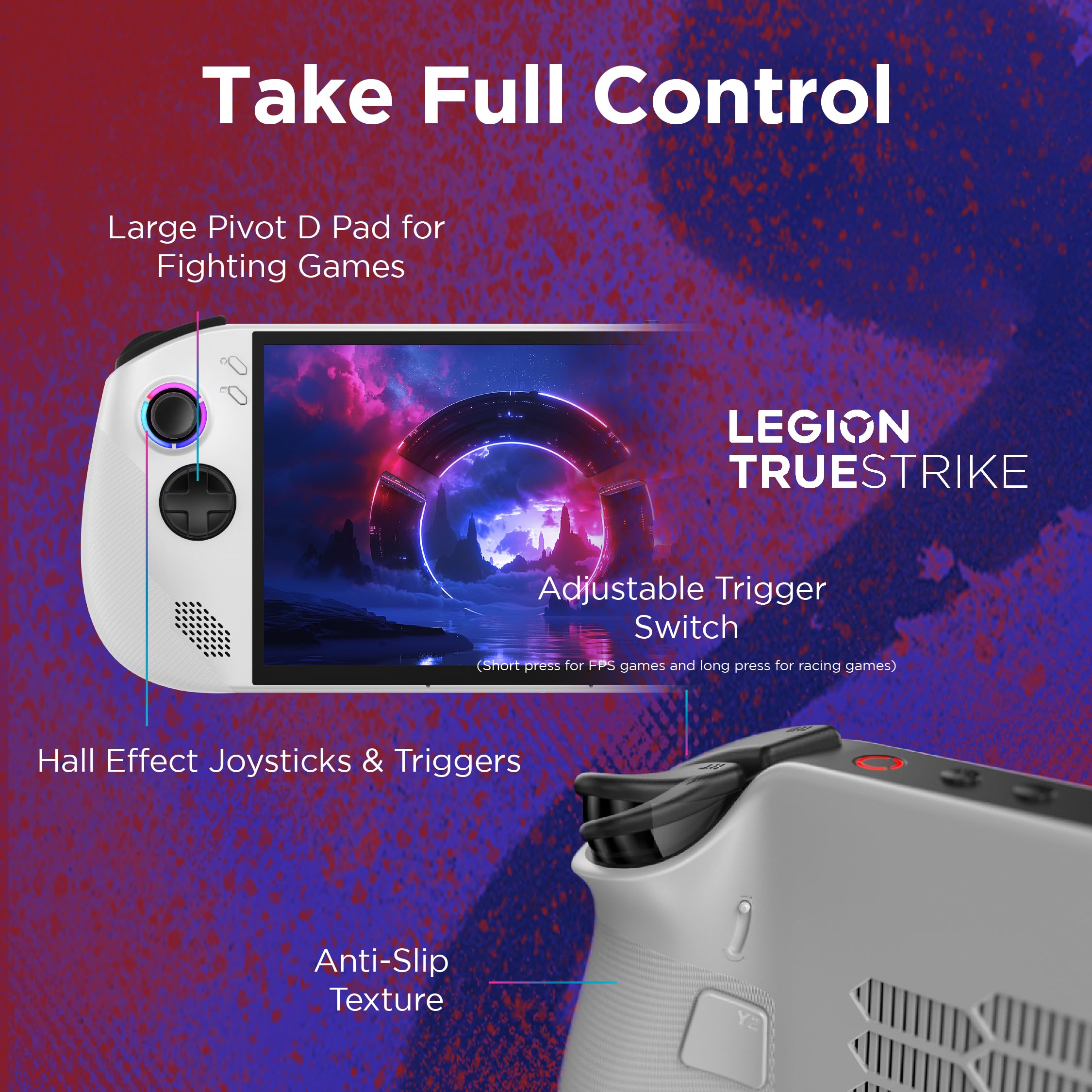 Lenovo Legion Go S Gaming Console | 8" WUXGA Touch Display | 120Hz | AMD Ryzen Z1 Extreme | 16GB RAM | 512GB SSD | Windows 11 | Glacier White 4