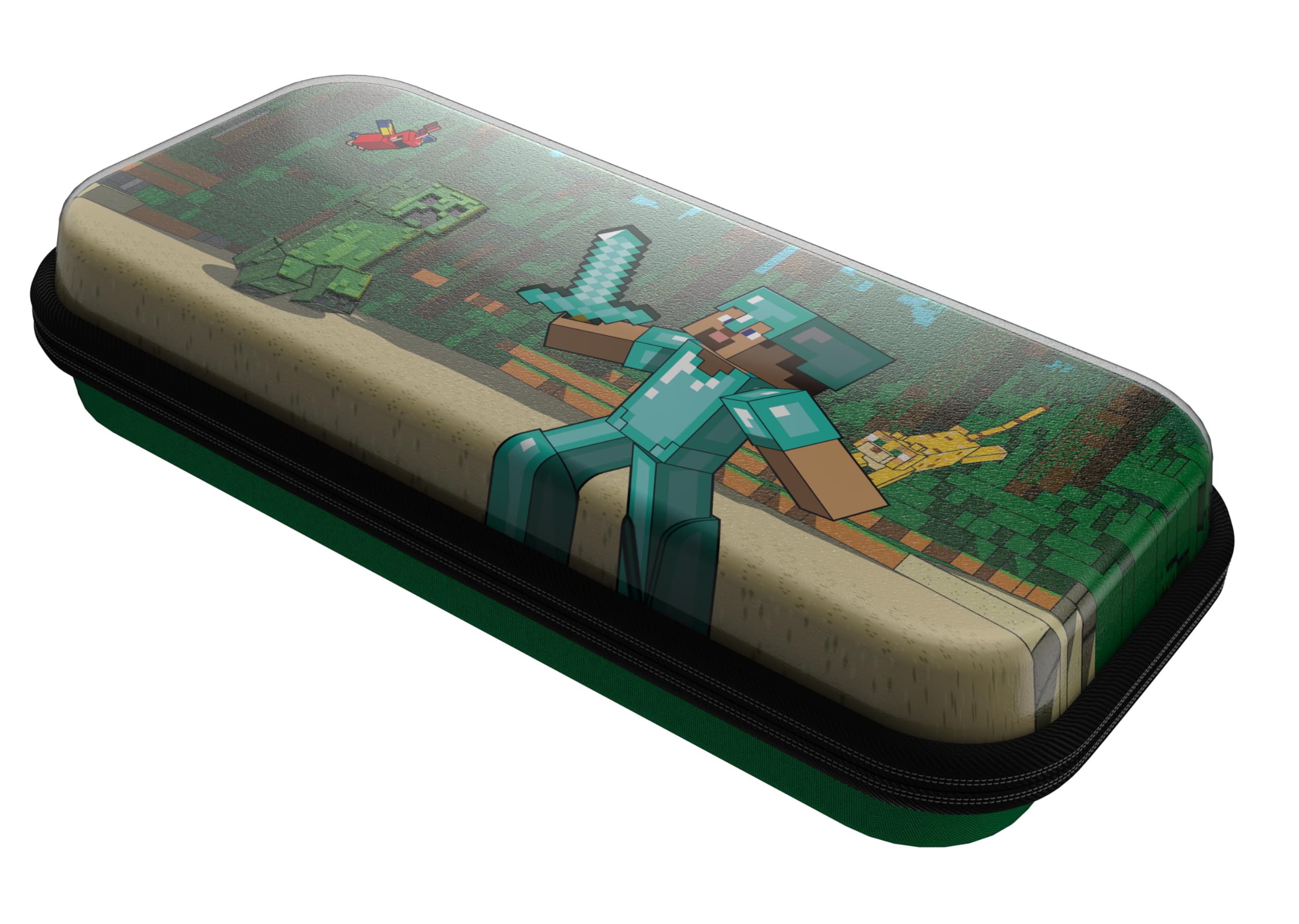 Minecraft Forest Battle - Nintendo Switch Travel Case with Glow-in-the-Dark Design 7
