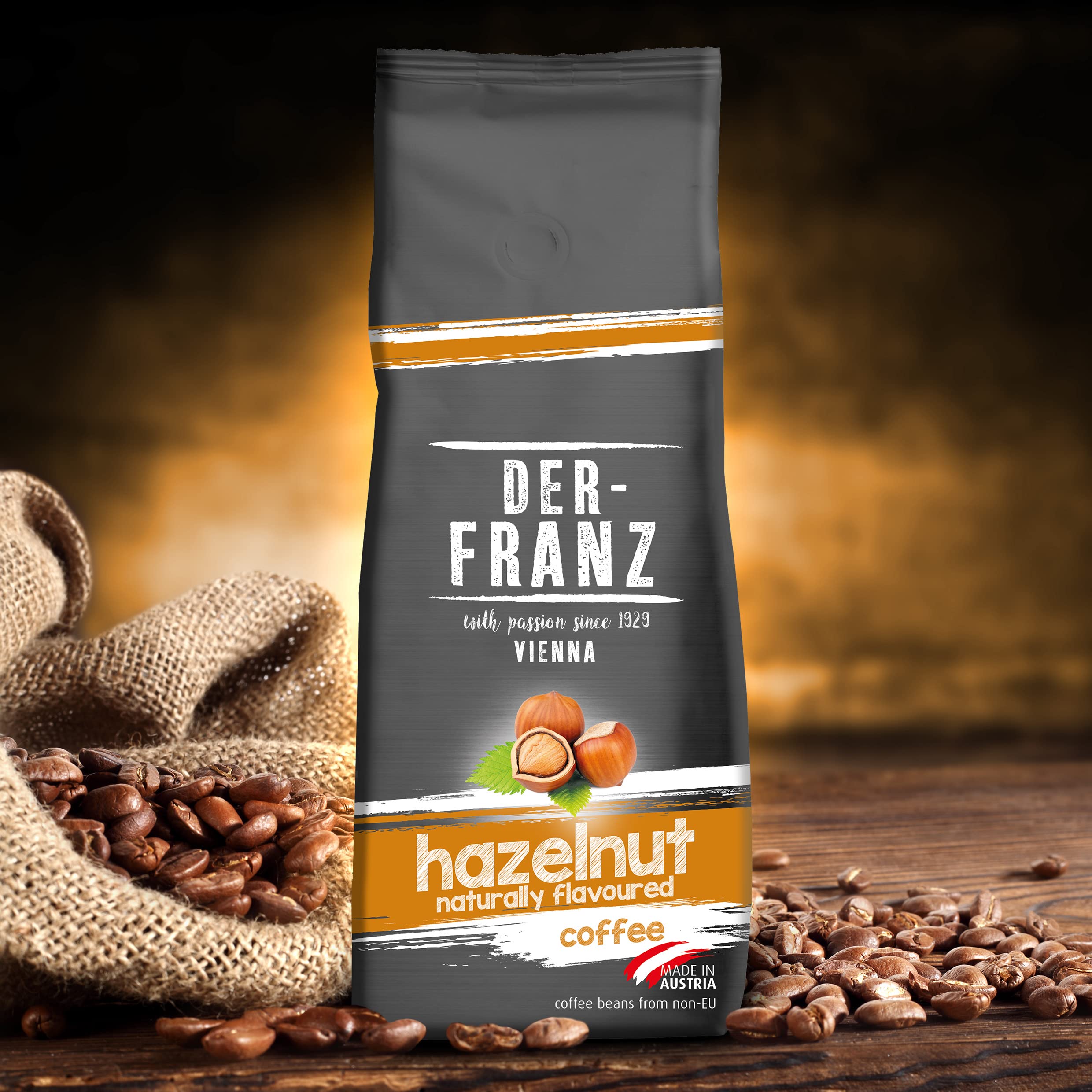 Der-Franz Coffee Medium Roast with Natural Hazelnut, Ground, 2 x 500 g 6