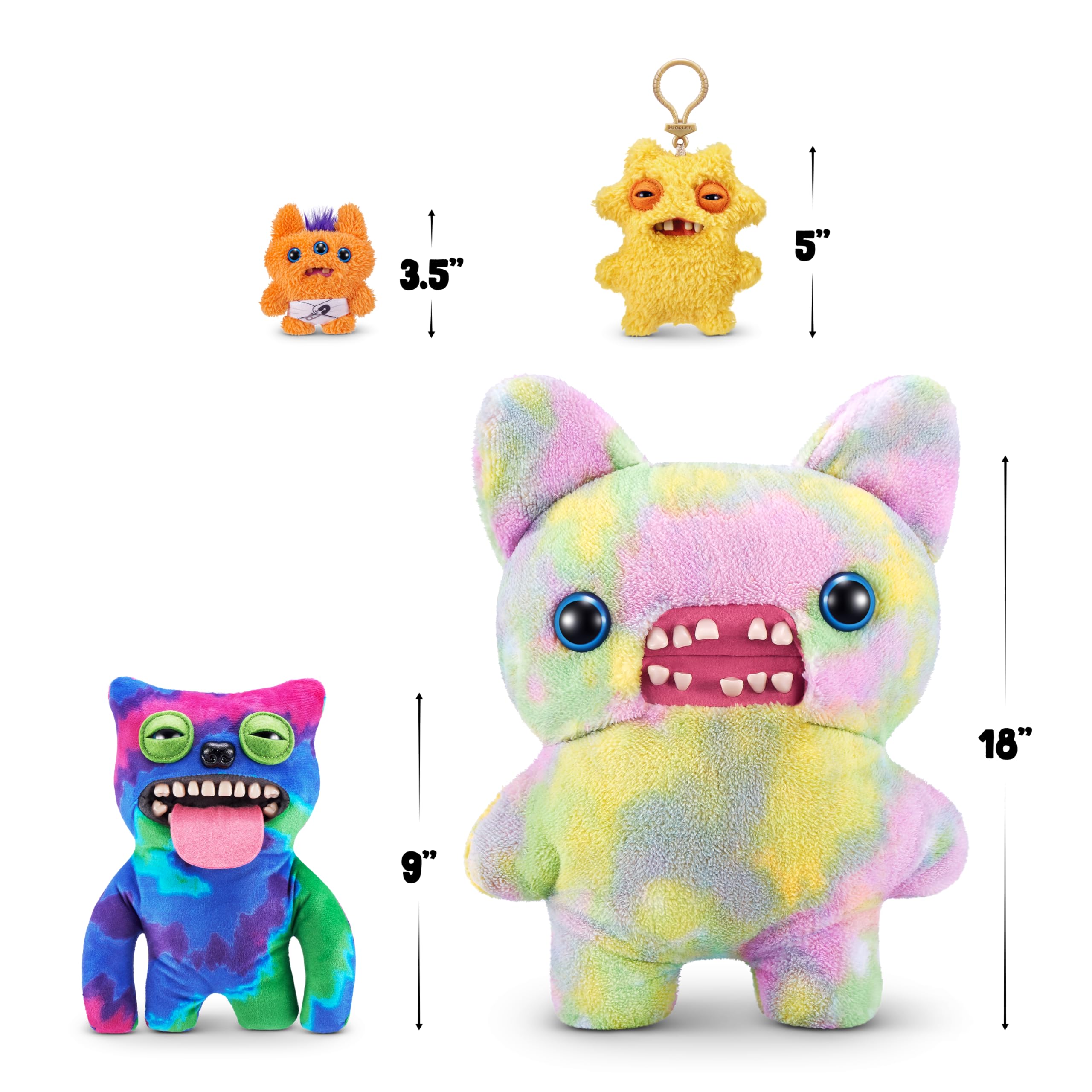 Fuggler Laboratory Misfits by ZURU - Funny Ugly Monster Plush Collectible, 9" Soft Toy 5