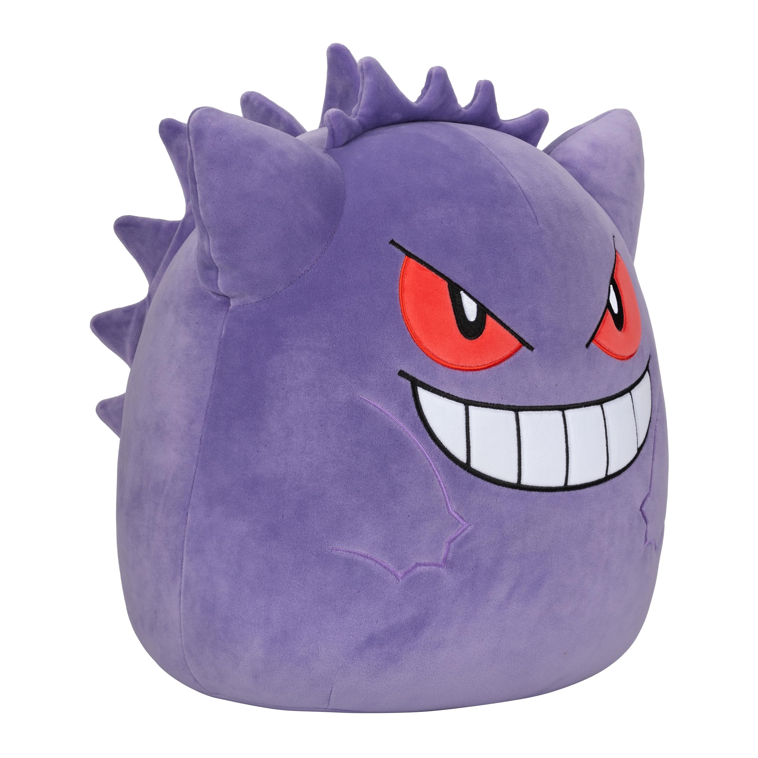 Pokémon Gengar Squishmallows Stuffed Animal - 10-Inch, Purple, Ultra-Soft