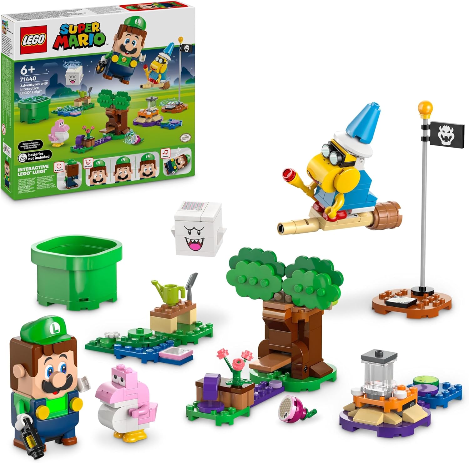 LEGO Super Mario Adventures with Interactive Luigi Toy Set 71440