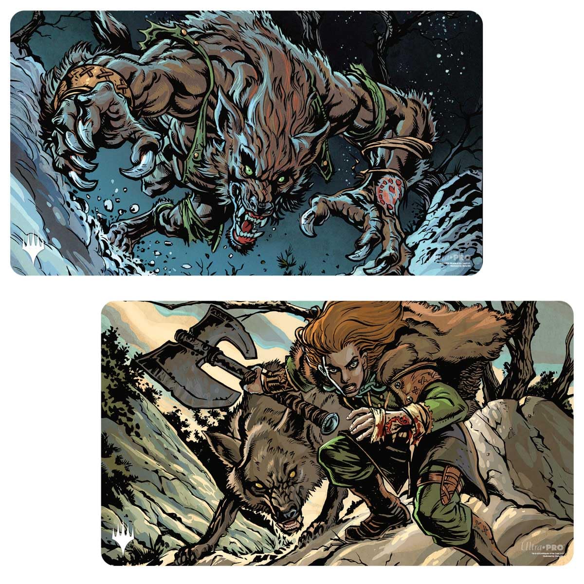 Ultra Pro Innistrad Remastered Double Sided Playmat with Huntmaster and Ravager of the Fells Artwork