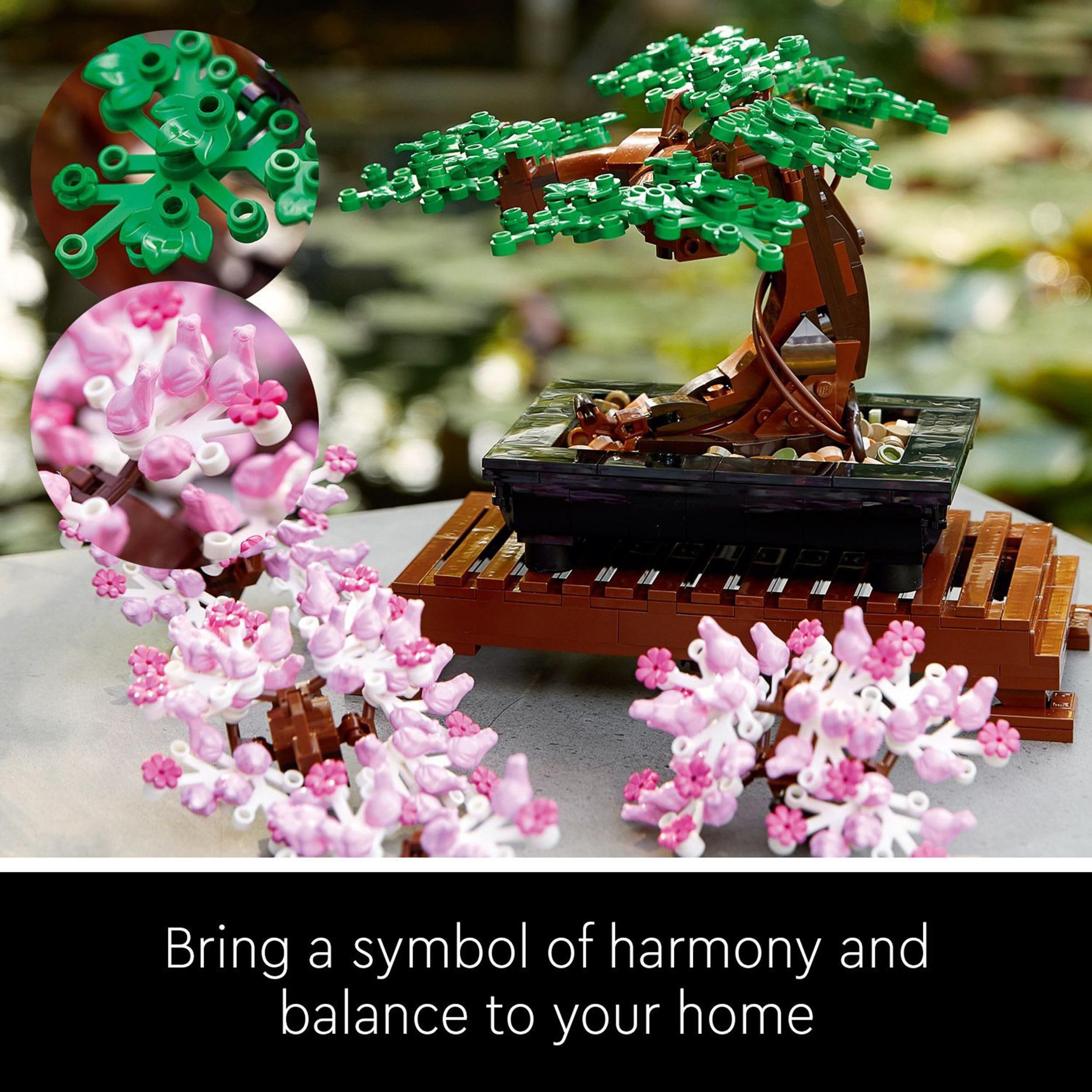 LEGO Icons 10281 Bonsai Tree Building Set for Adults | 878 Pieces | Botanical Collection 2