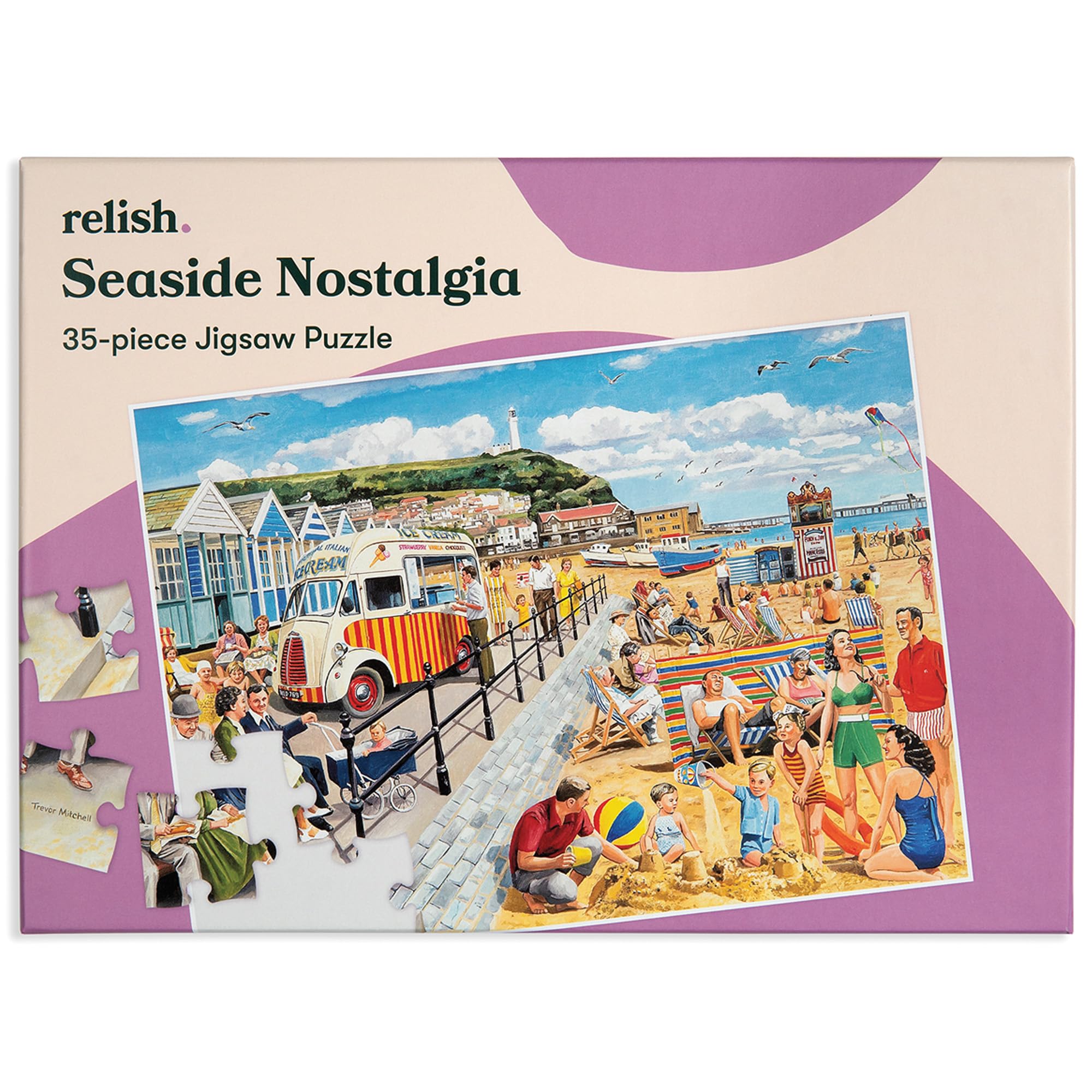 Relish Seaside Nostalgia 35-Piece Jigsaw Puzzle for Adults - Dementia Friendly
