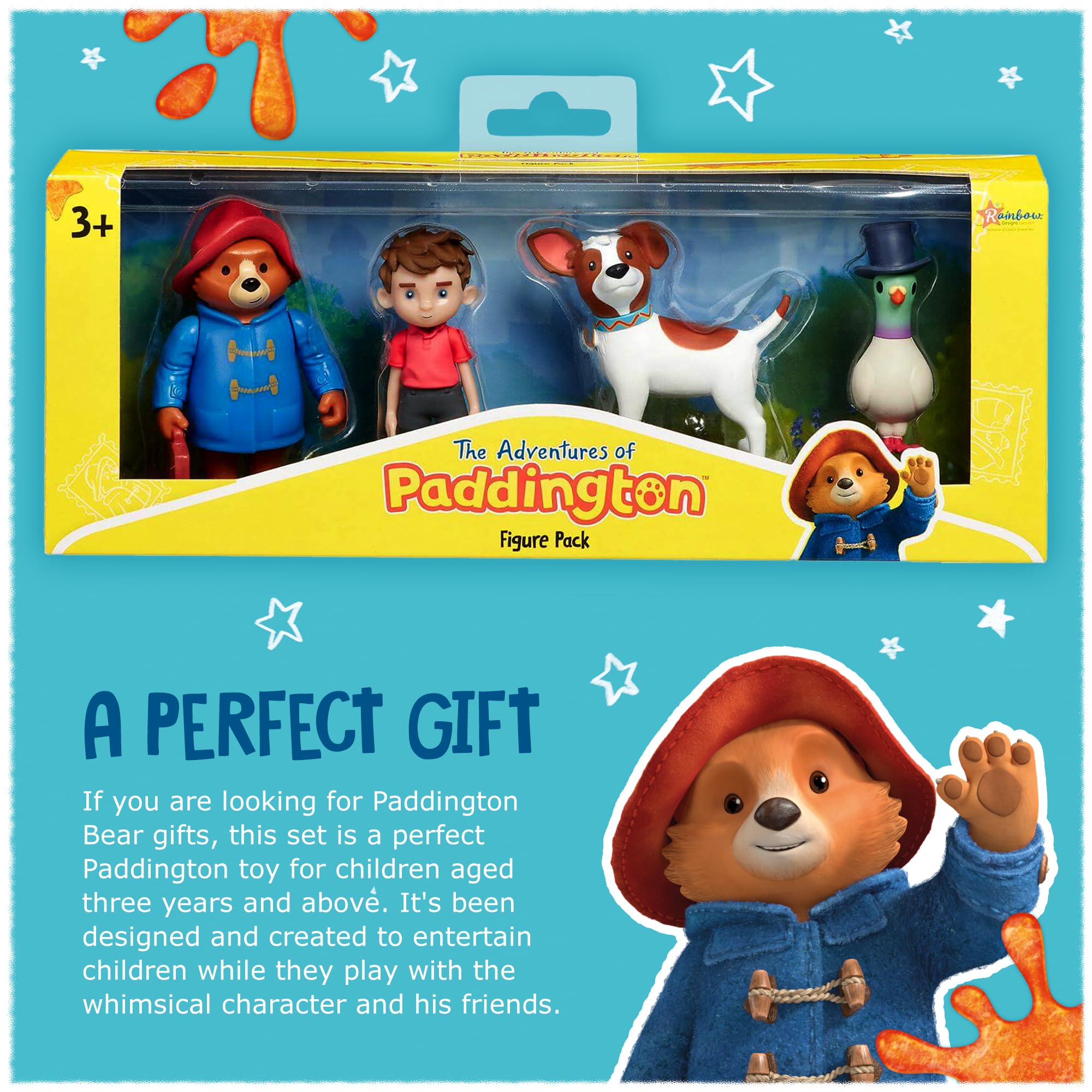 Rainbow Designs The Adventures of Paddington - Paddington Bear & Friends Multi Figure Pack