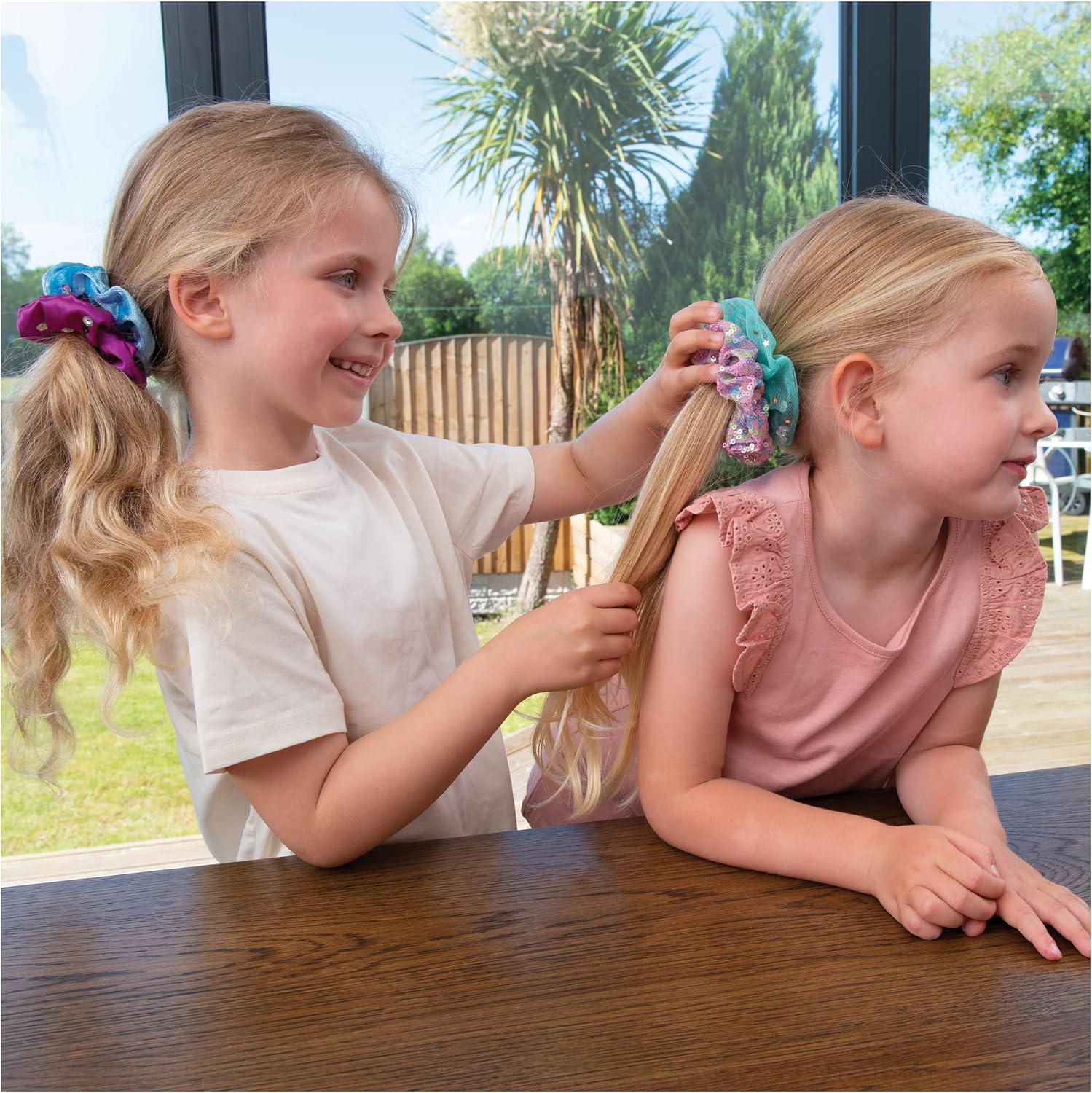 Galt - Sparkly Scrunchies Craft Kit for Kids 5