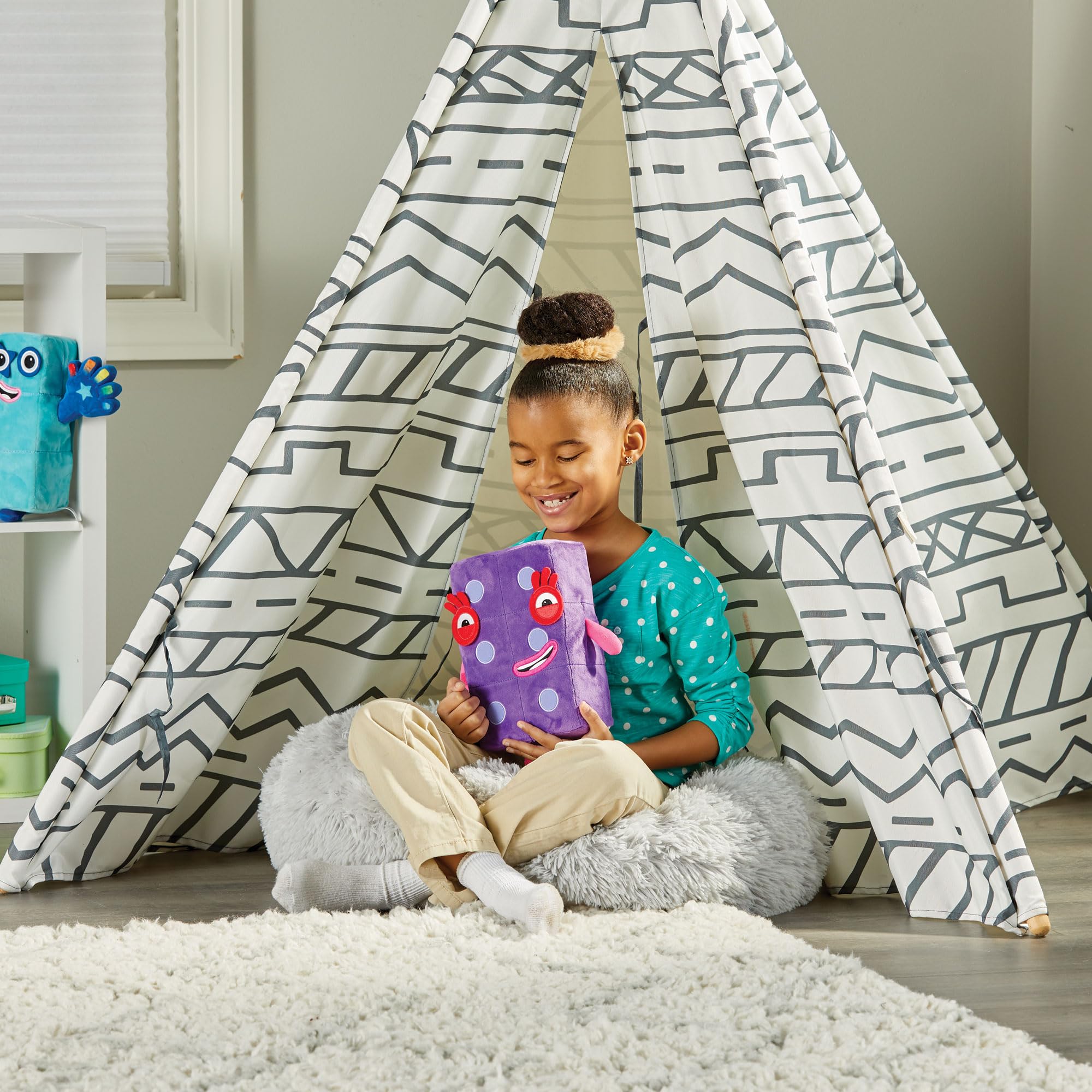 Learning Resources Numberblock Six Playful Pal Plush - Educational Toy for Toddlers & Kids 3