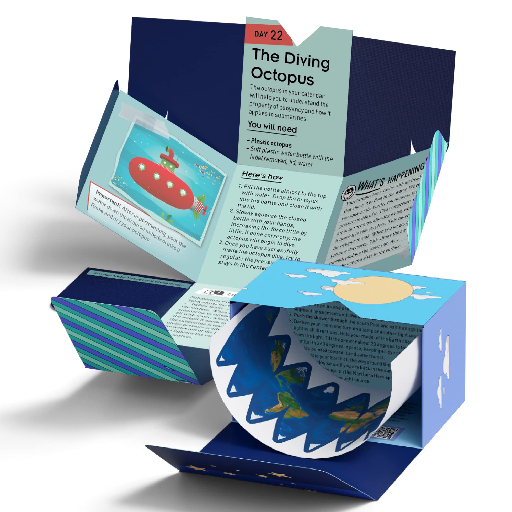 Thames & Kosmos Science Advent Calendar - 24-Day STEM Experiment Kit for Kids 8+