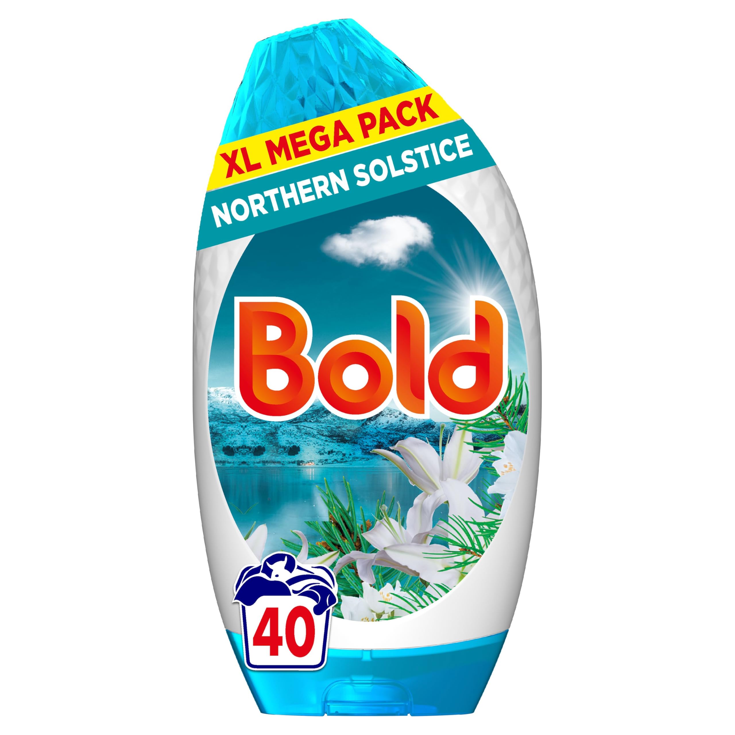 Bold Northern Solstice Liquid Detergent Gel - 40 Washes, 1.32L