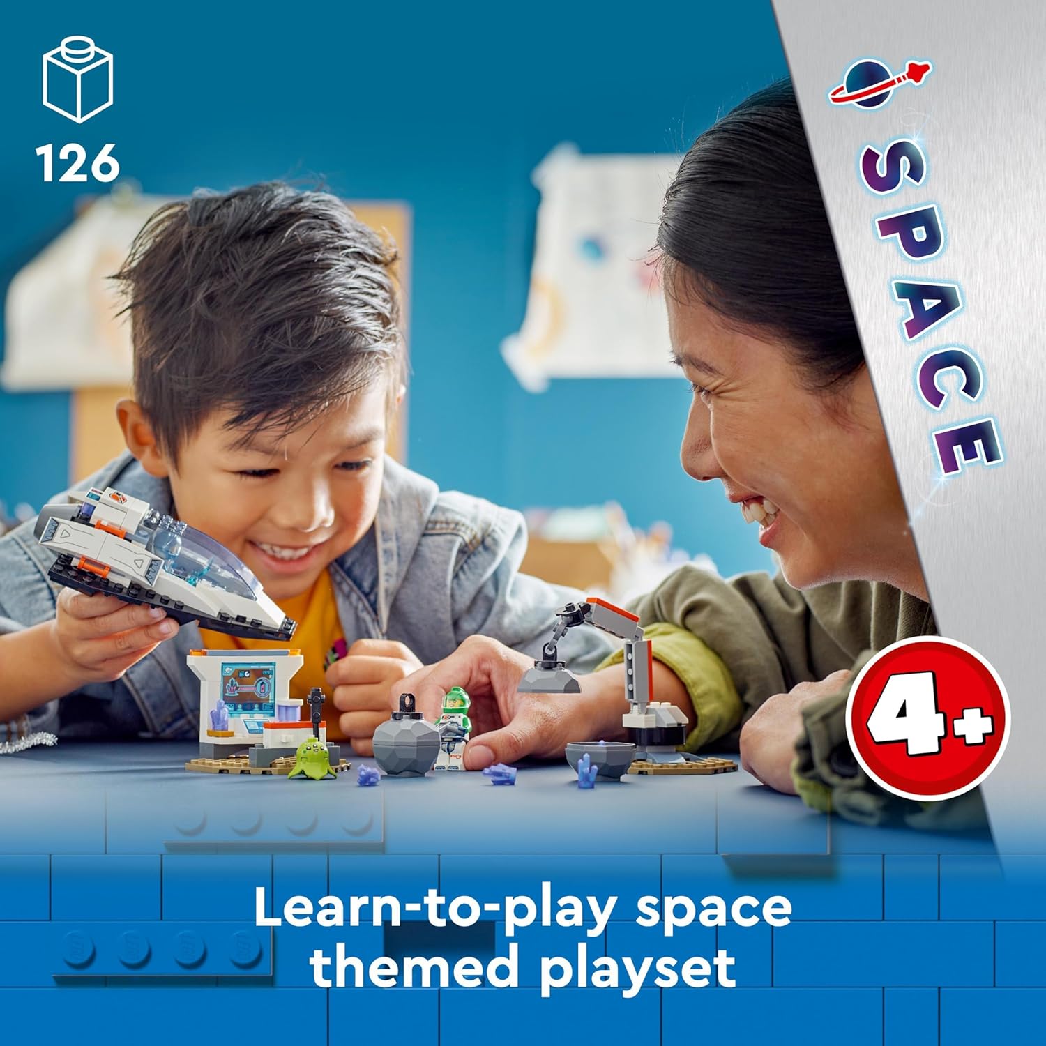 LEGO City Spaceship and Asteroid Discovery Playset - Building Toy for Ages 4+ 5