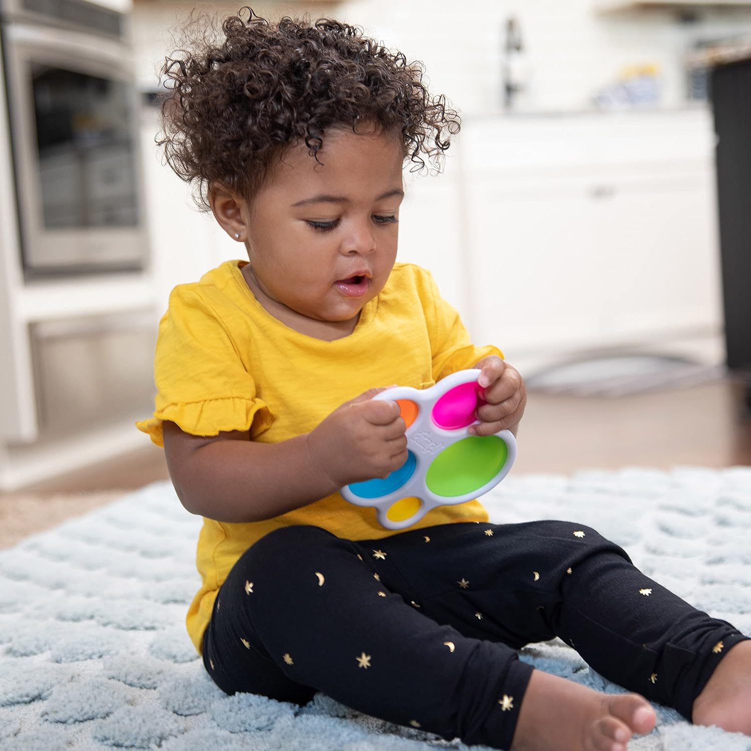 Dimpl - Sensory Push and Pop Toy for Babies 6 Months+ 5