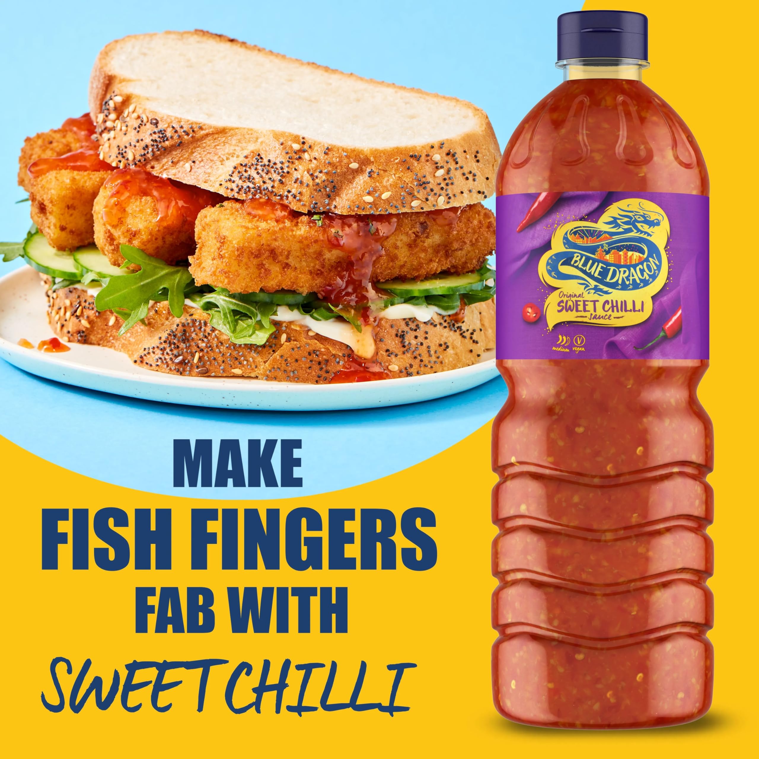 Blue Dragon Original Sweet Chilli Dipping Sauce - 1L Large Format Bottle 4