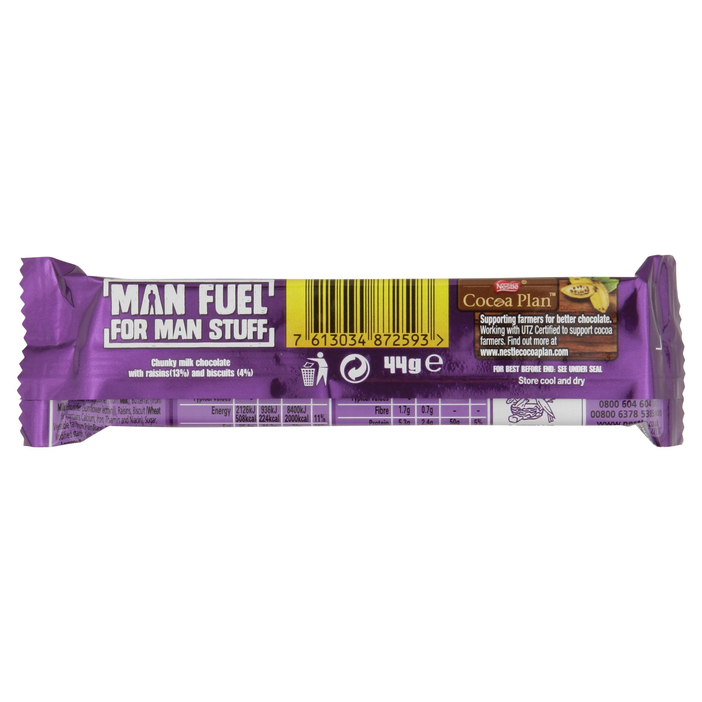 Yorkie Raisin & Biscuit Chocolate Bar, 44g 6