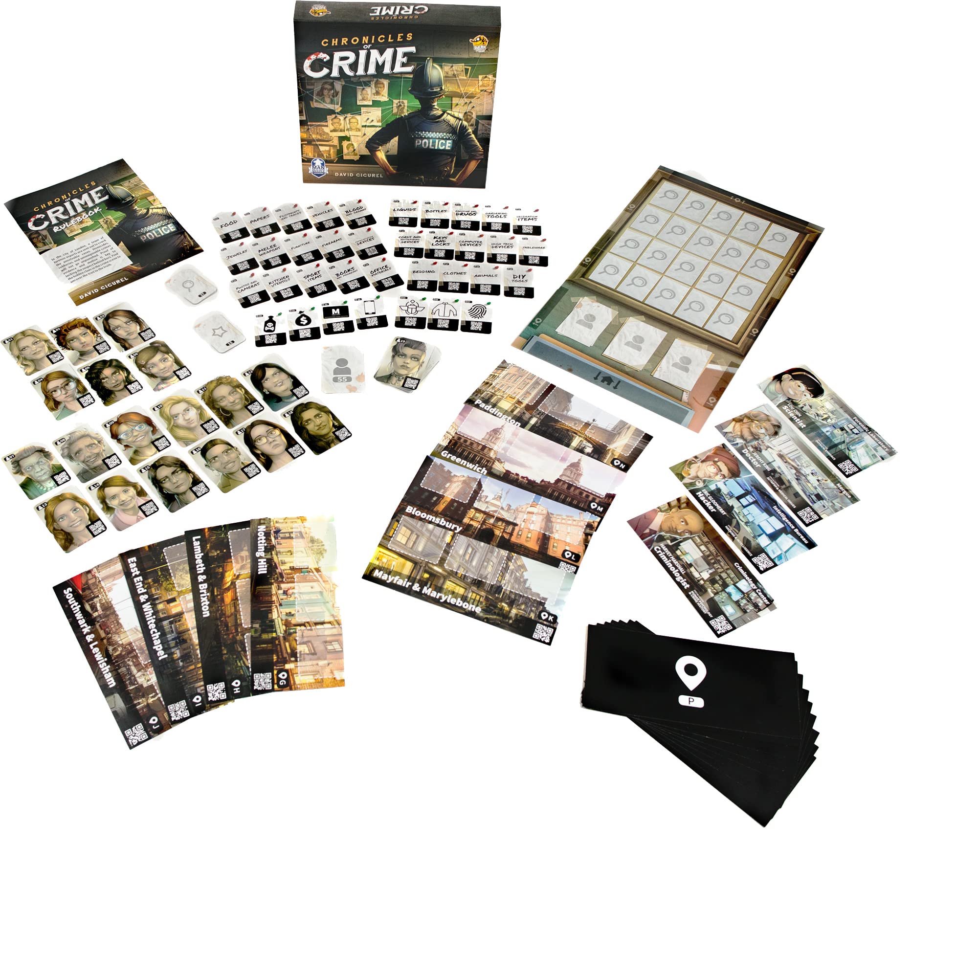 Lucky Duck Games Chronicles of Crime Board Game 8