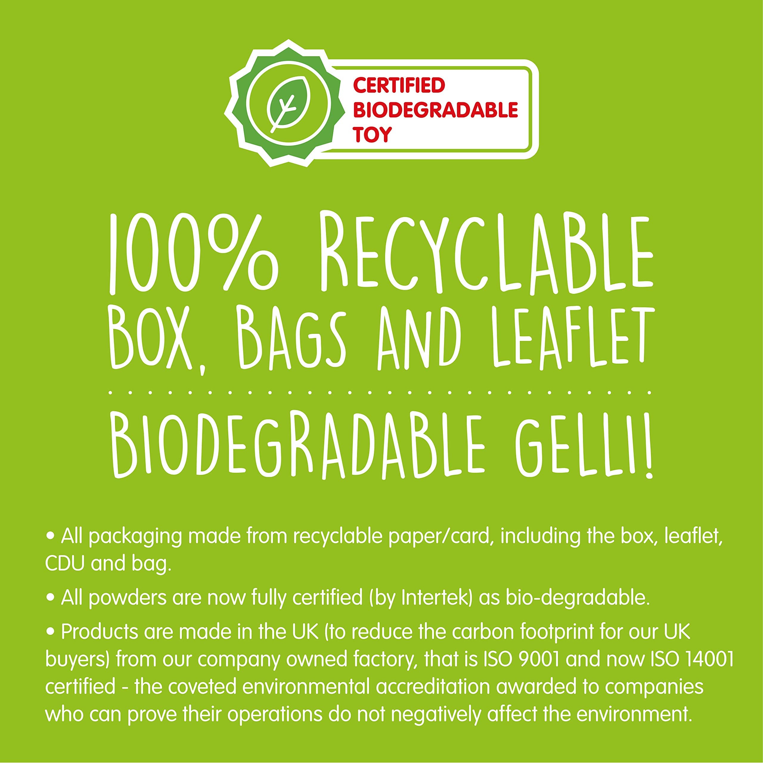 Zimpli Kids Eco Gelli Baff Green - Bath Time Sensory Play (360g) 6