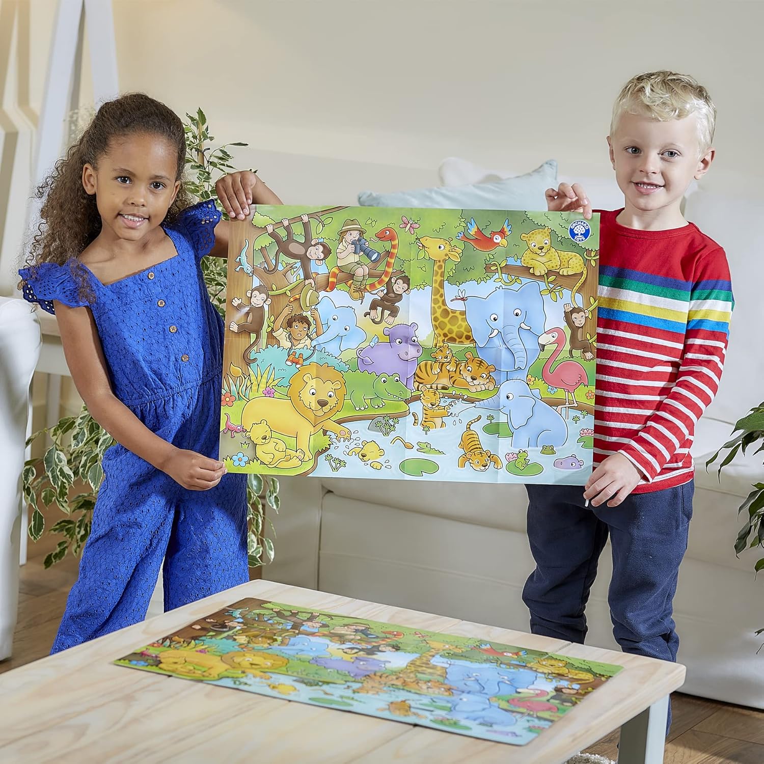 Orchard Toys Who's in the Jungle? 25-Piece Jigsaw Puzzle - Educational Jungle Animal Puzzle for Kids 3