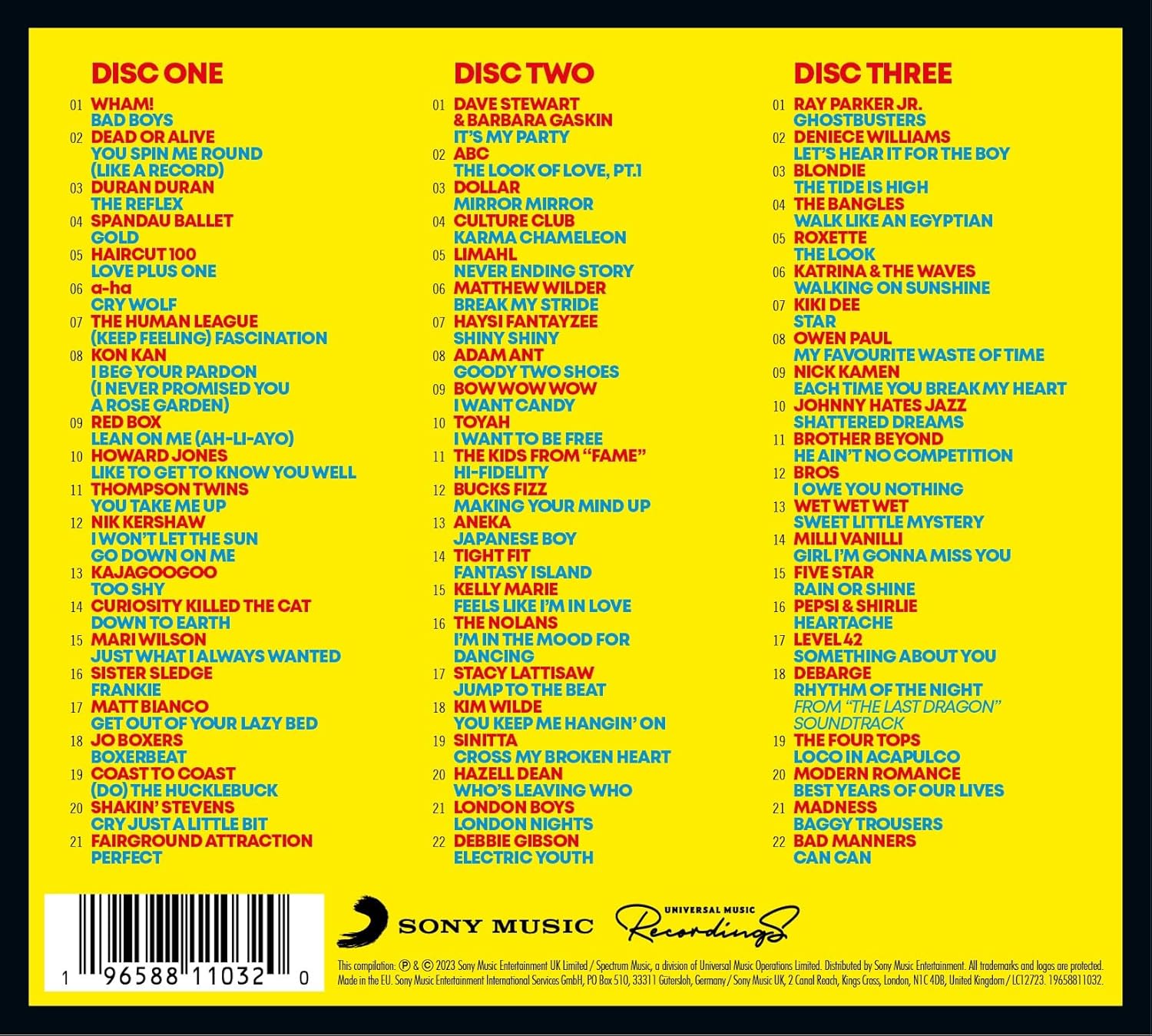 Various Artists - The Hits Album: The 80s Pure Pop Album [Audio CD]