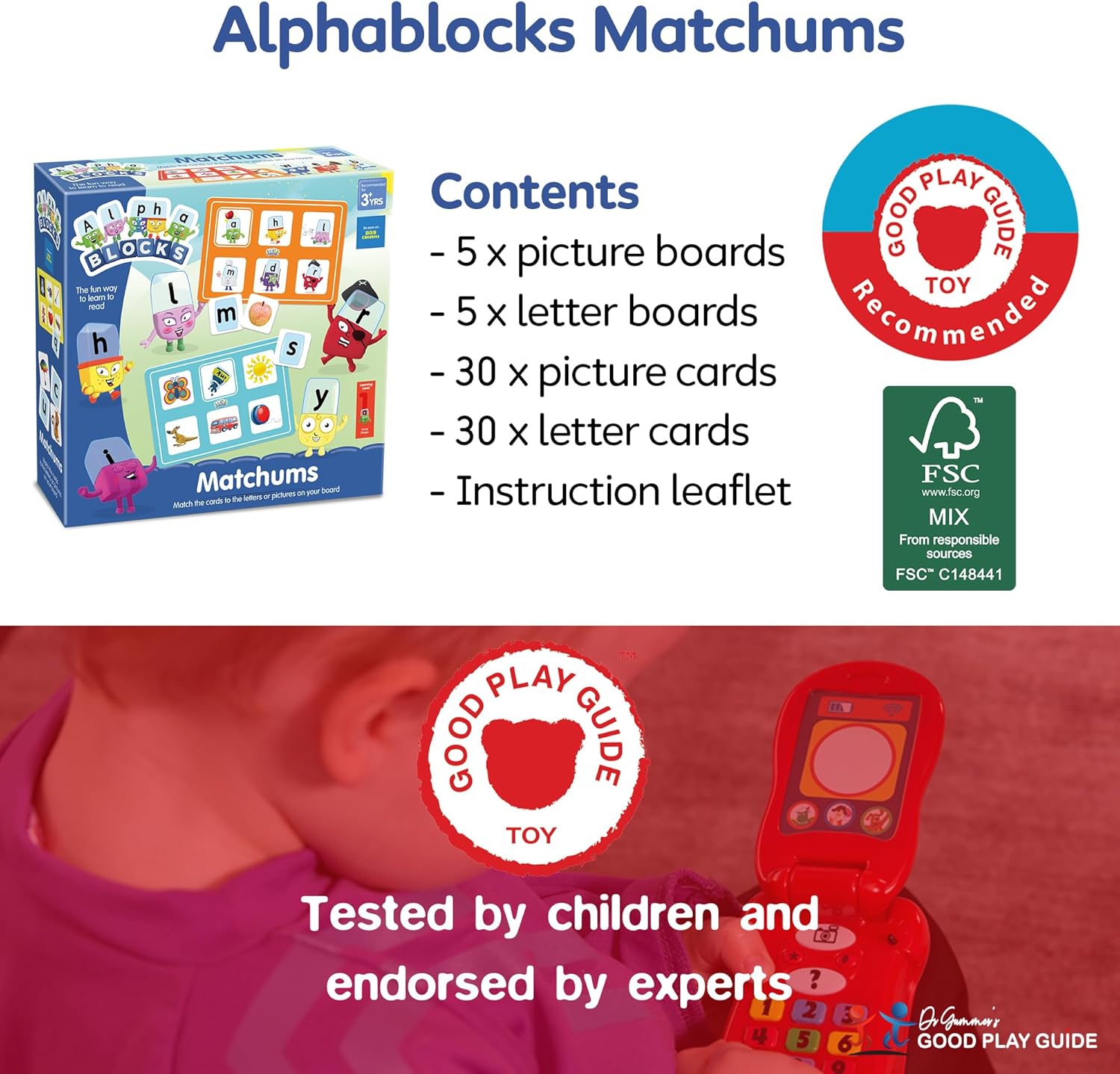 Alphablocks Matchums Learning Game - Match Letter and Picture Cards for Early Literacy 6