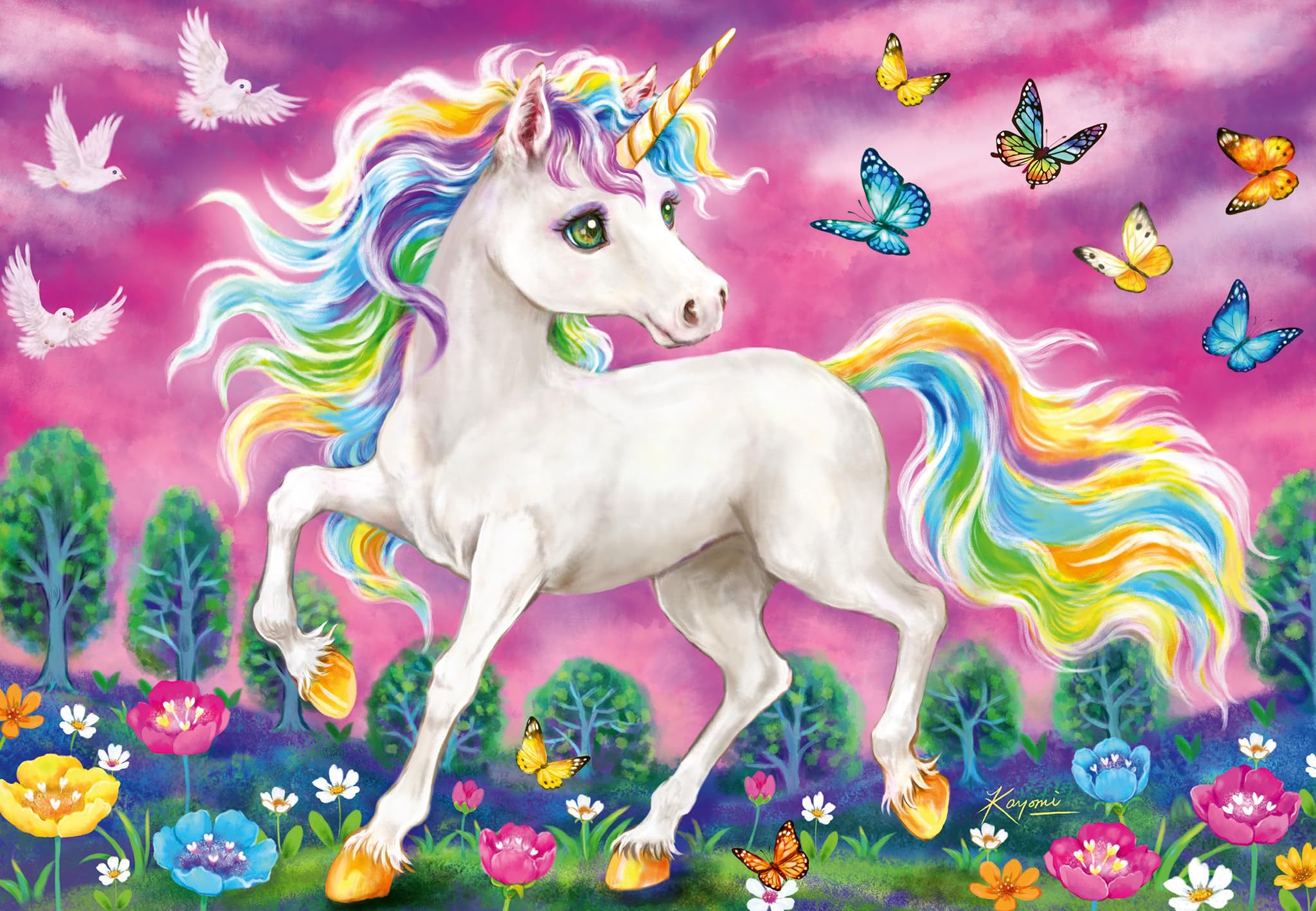 Ravensburger Unicorn & Pegasus 2x24 Piece Jigsaw Puzzles for Kids 4 Years Up 5
