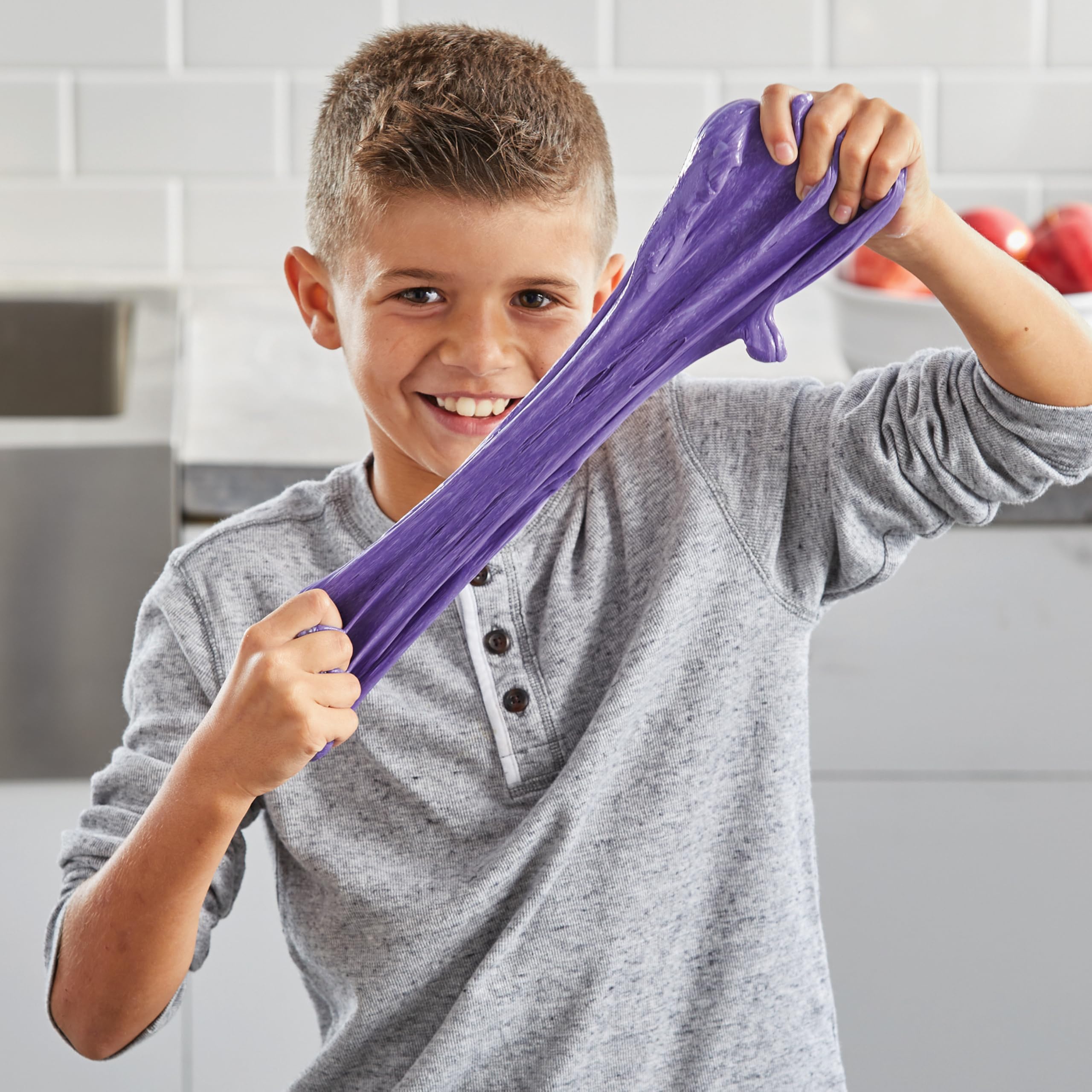 Elmer's Cosmic Shimmer Slime Kit - Metallic Blue & Purple Glue with Magical Liquid Activator 5