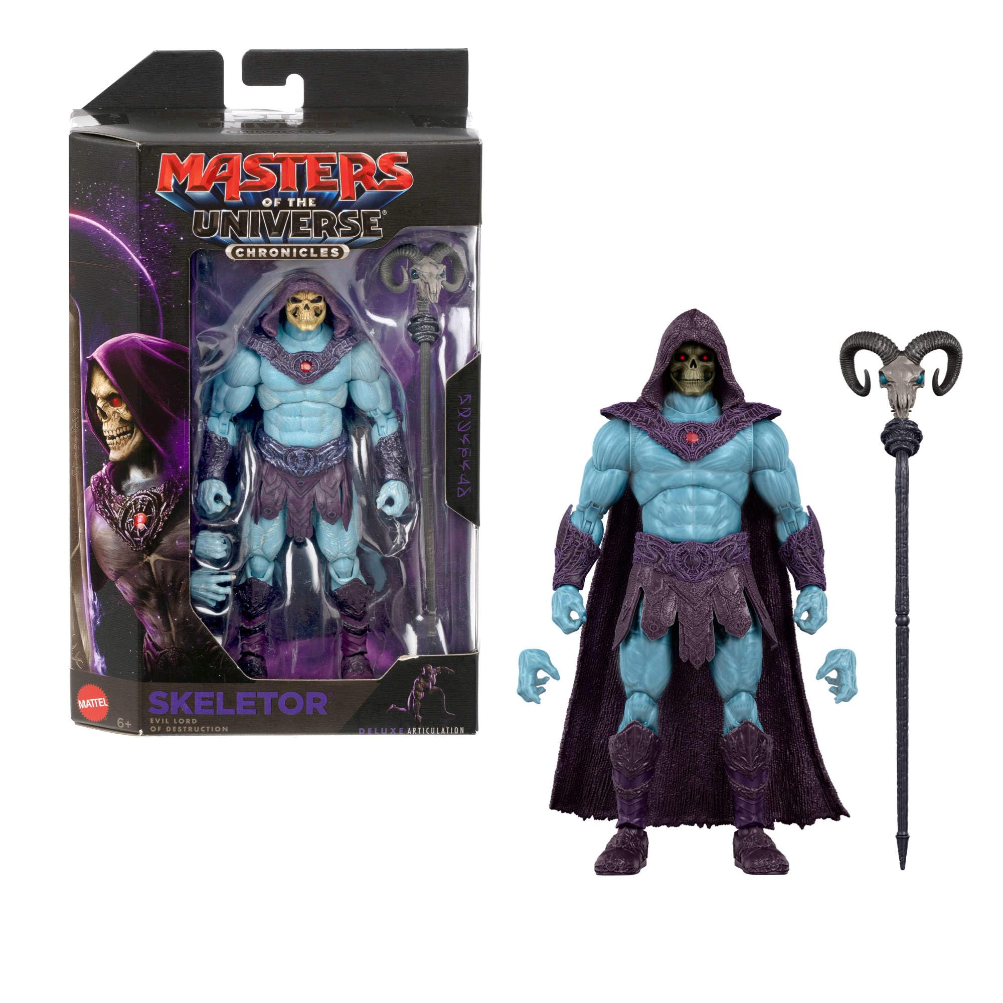 Masters of the Universe Chronicles Skeletor Action Figure - 6.5 Inch Scale | 30 Points of Articulation