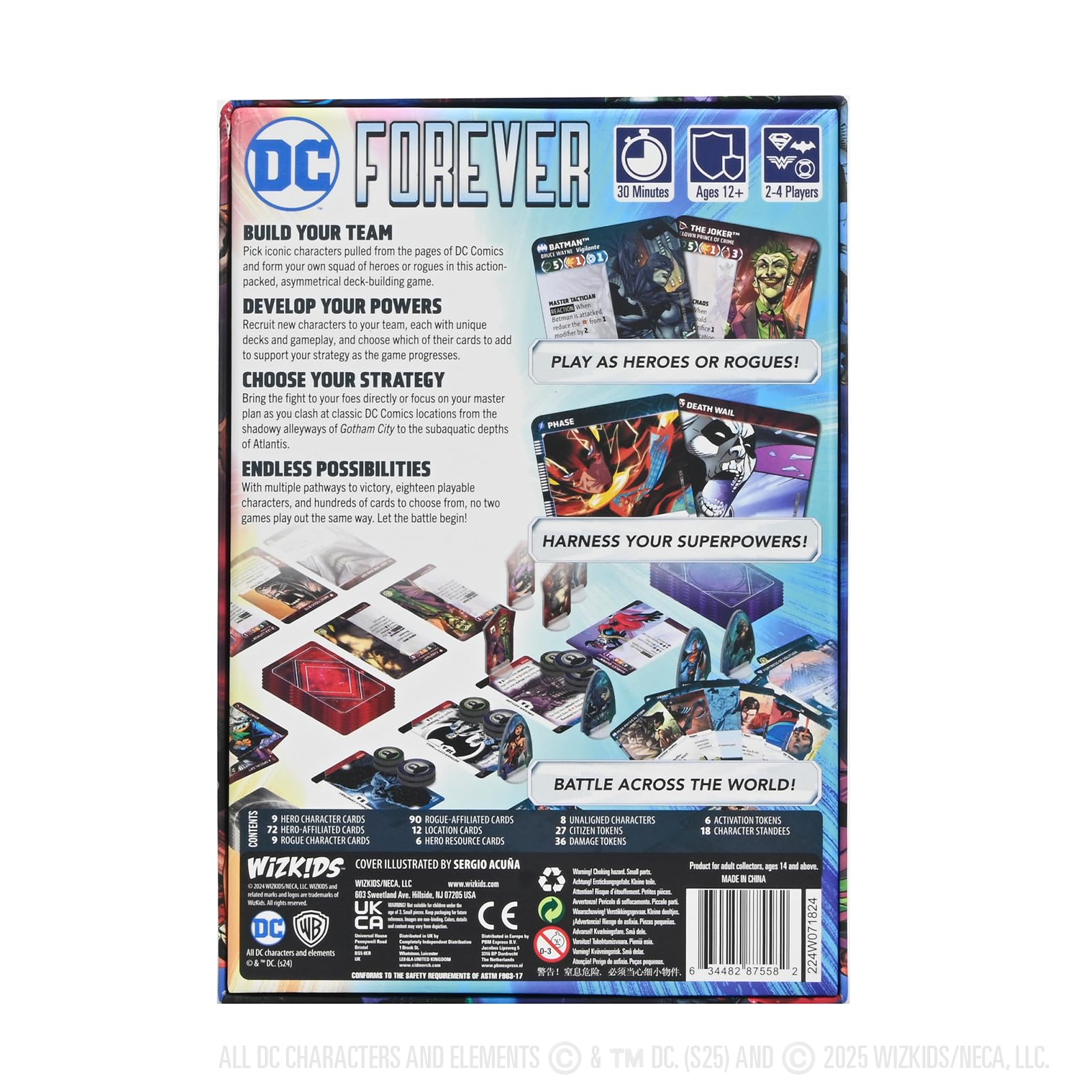 WizKids DC Comics Dedicated Deck Card Game - Asymmetrical Deck-Building | 18 Playable Characters 2