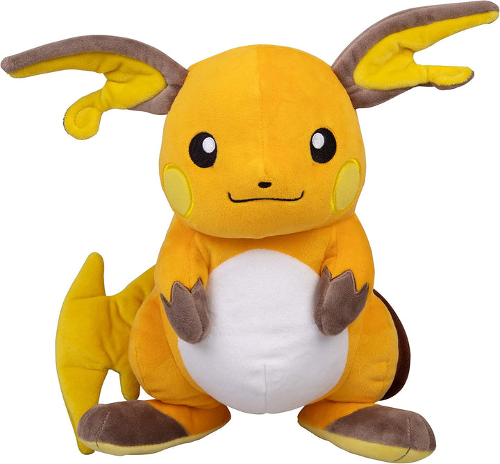 Pokémon Plush - Raichu 30 cm - Soft & Cuddly Stuffed Animal for Kids 0-12 Years