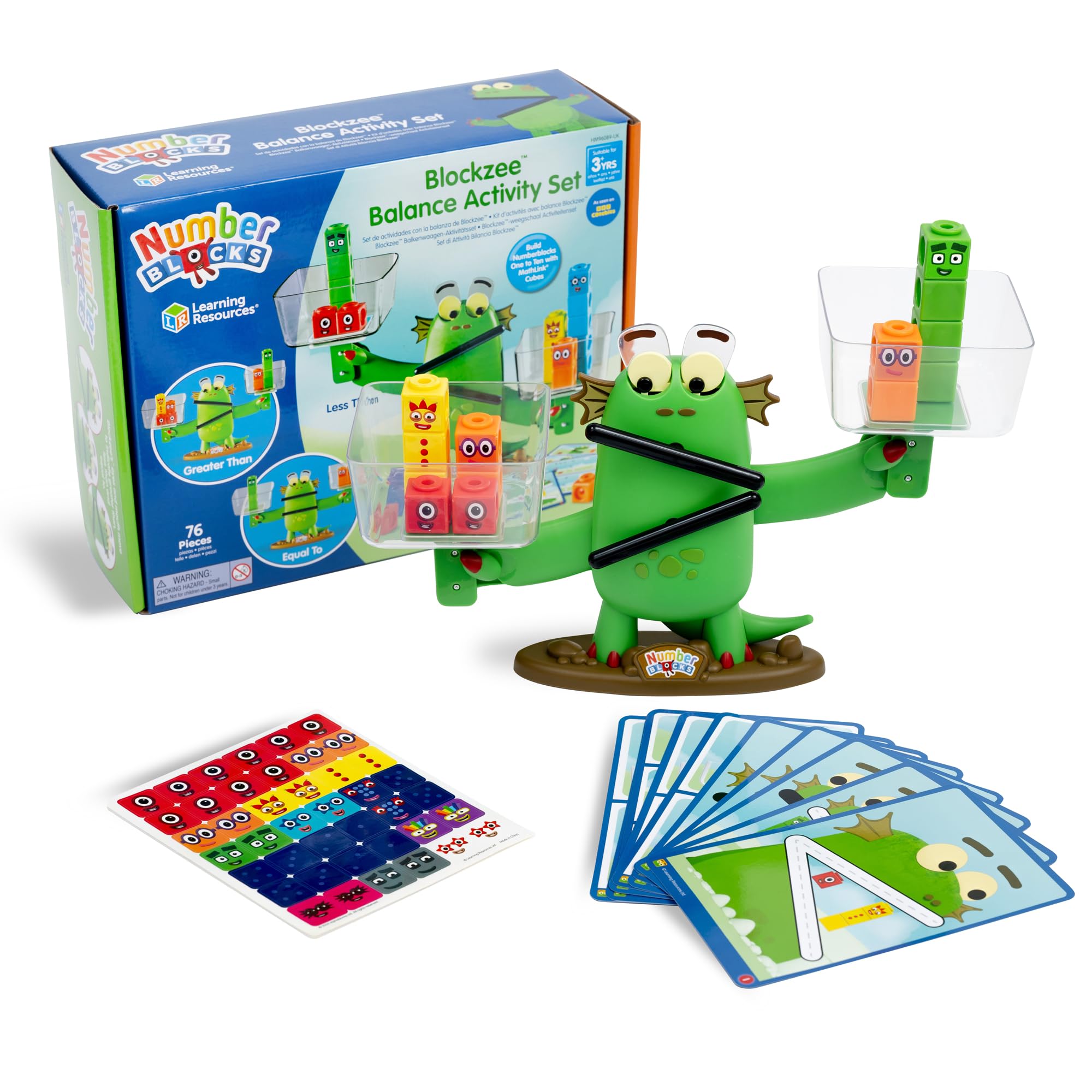 Numberblocks Blockzee Balance Activity Set - Interactive Maths Toy for Ages 3-7