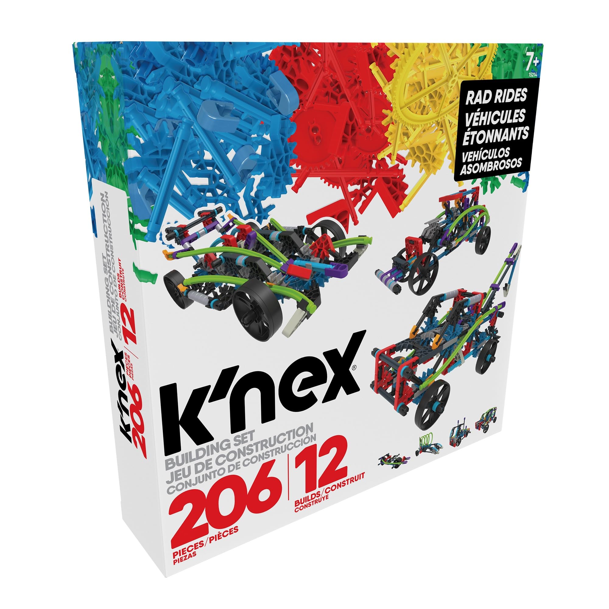 K'NEX Rad Rides Building Set - 206-Piece STEM Construction Toy for Kids 7+ 4