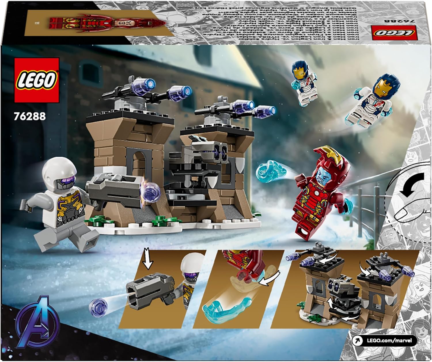 LEGO Marvel Iron Man & Iron Legion vs. Hydra Soldier Building Set - Action Playset for Ages 6+ 4