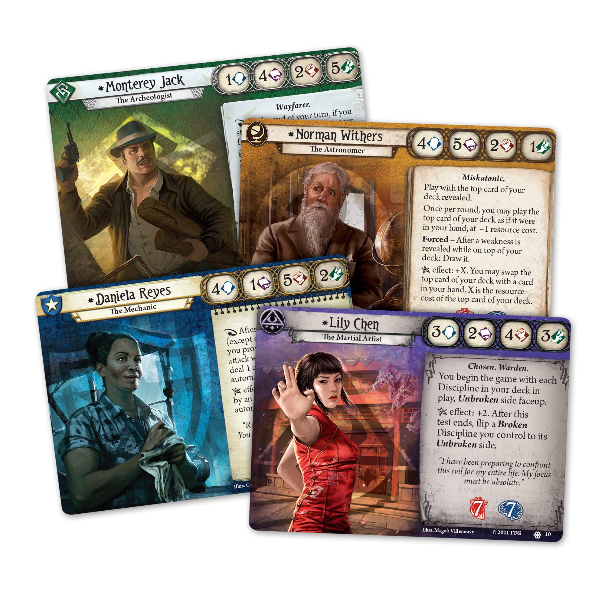 Fantasy Flight Games Arkham Horror: The Card Game Edge of the Earth Investigators Expansion 8