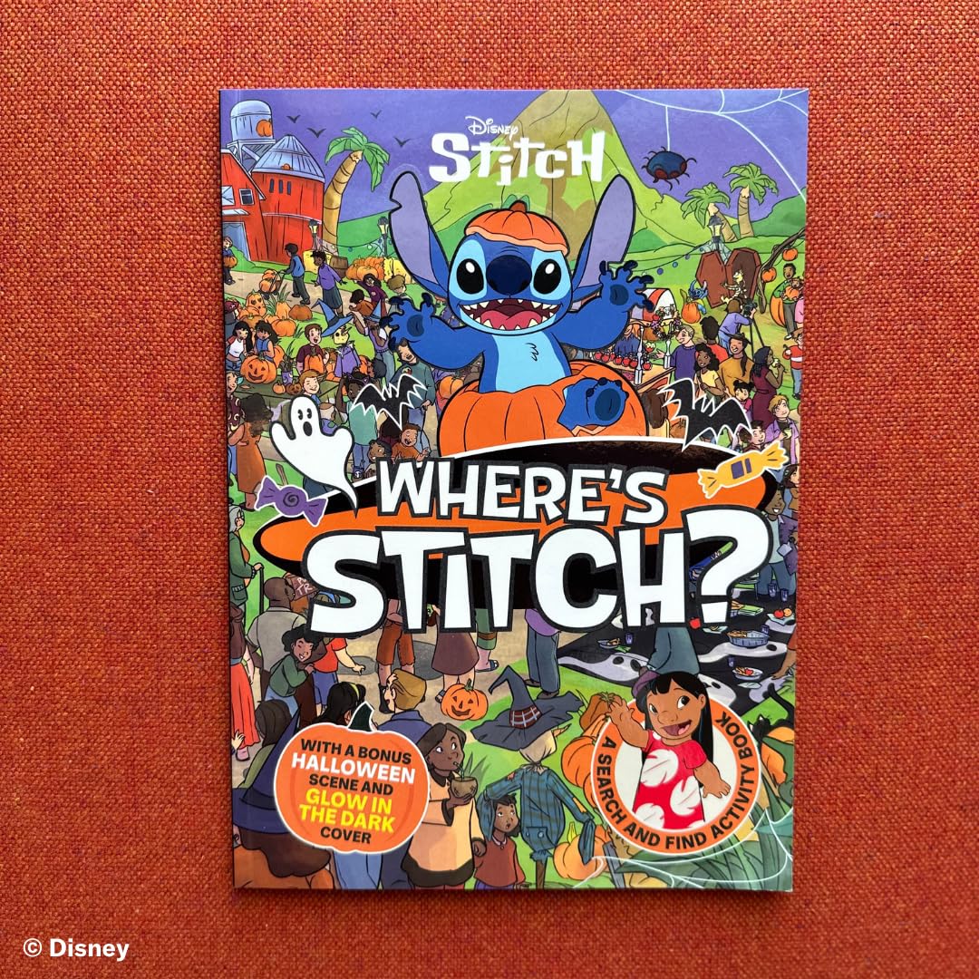 Studio Press Where's Stitch?: A Limited Halloween Edition Disney Search-and-Find Activity Book 6