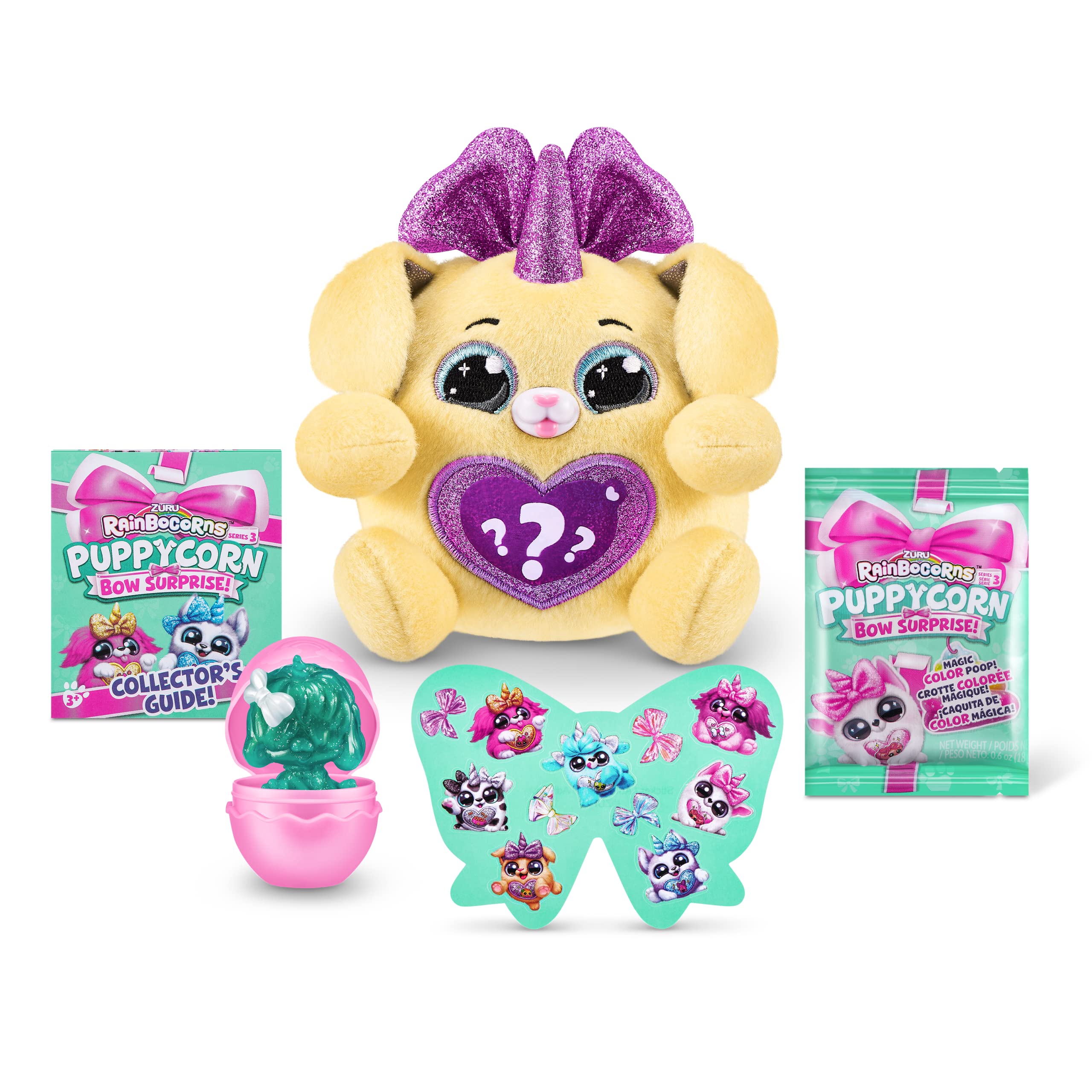 Rainbocorns Puppycorn Bow Surprise - Sandy the Labrador, Ages 3+ 4