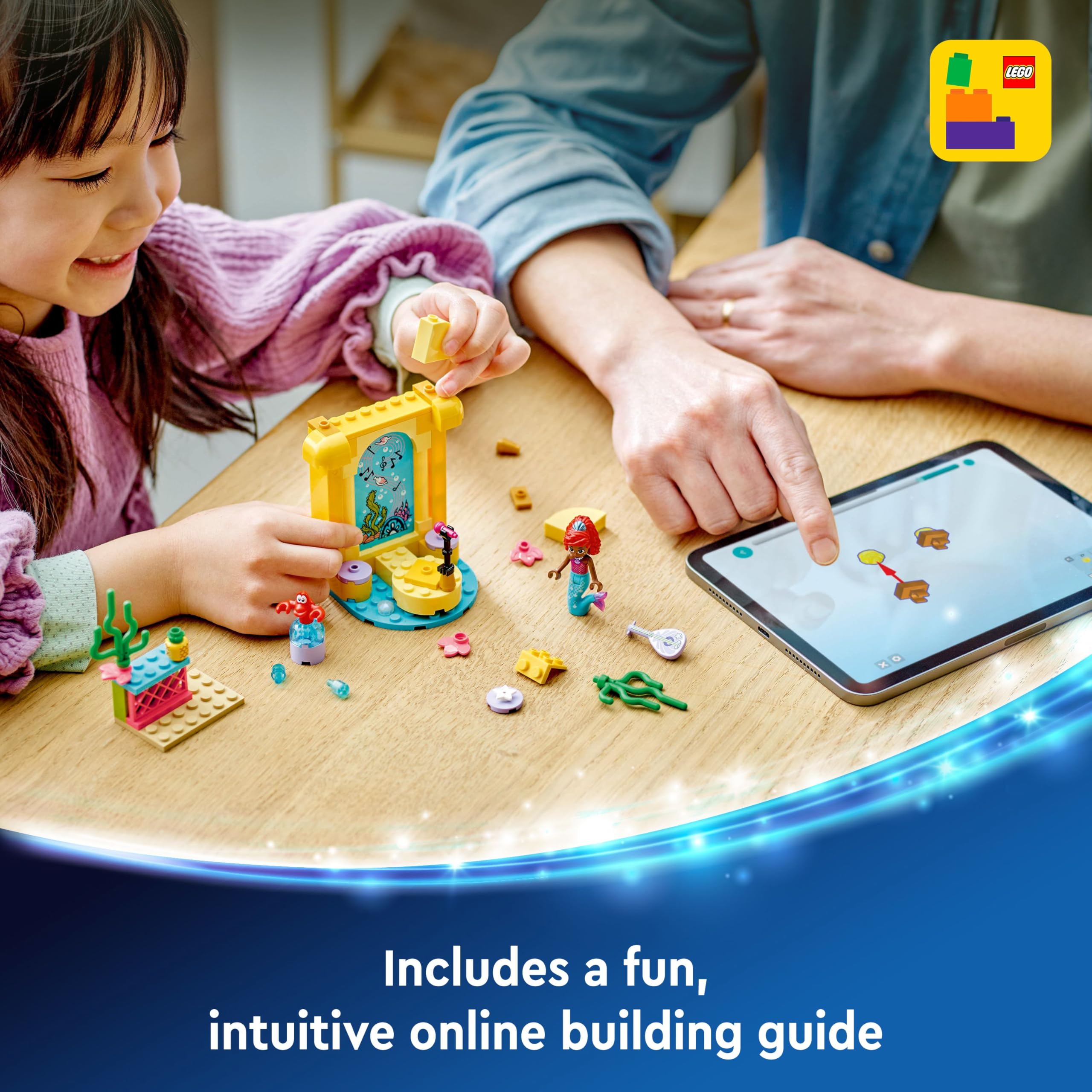 LEGO ǀ Disney Princess Ariel’s Music Stage - Buildable Playset for Kids Aged 4+ 7