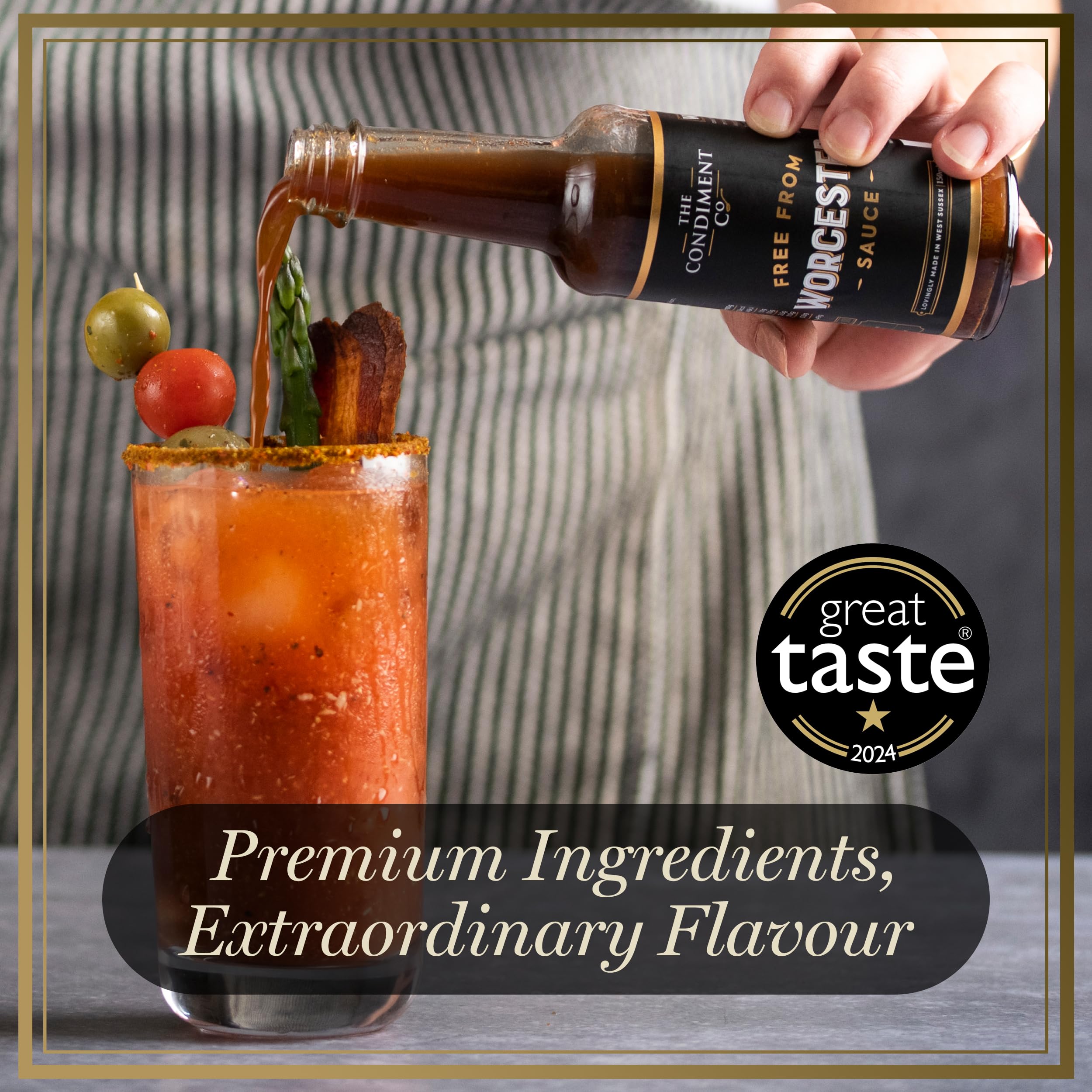 The Real Condiment Co. - Free From Worcester Sauce 155g 3