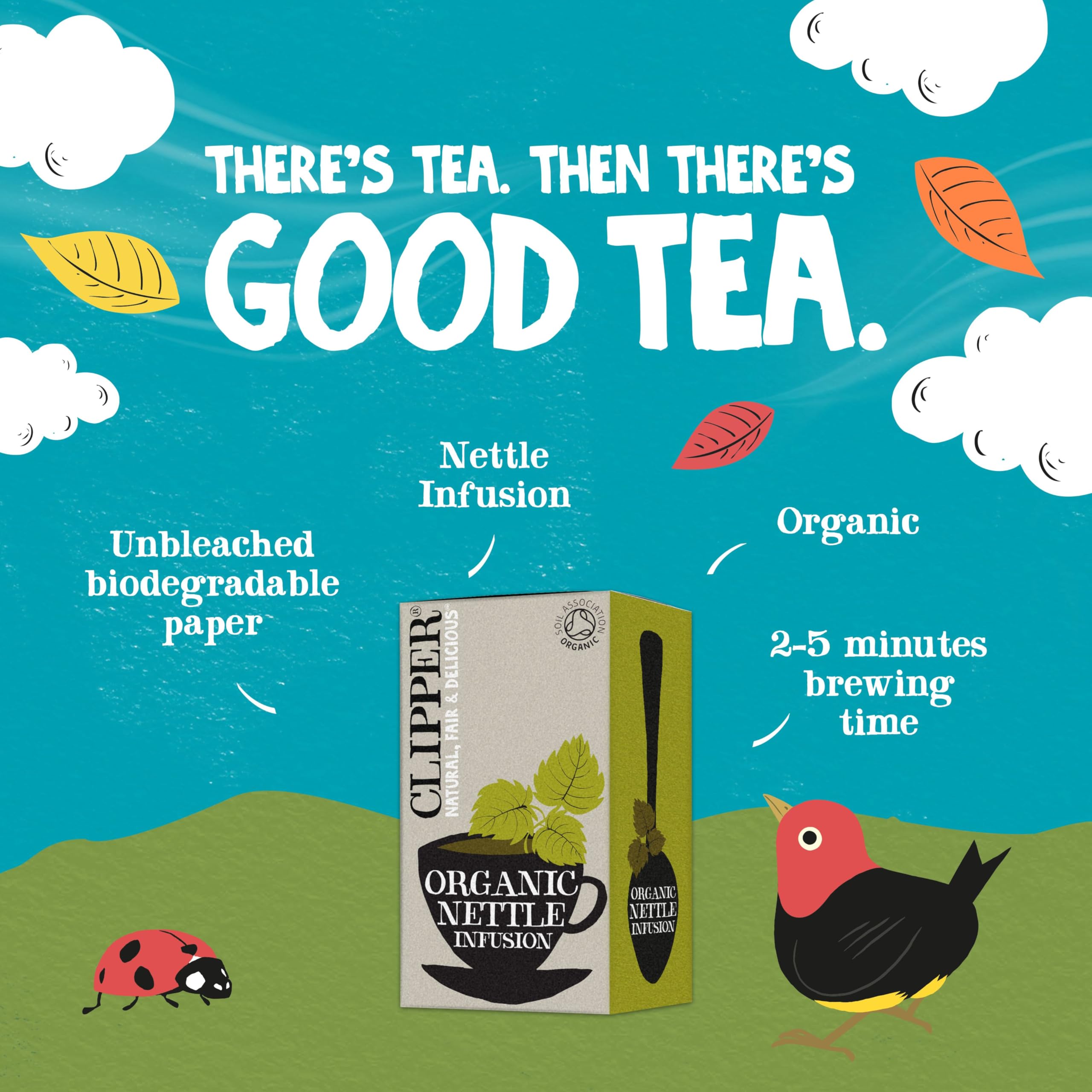 Clipper Organic Nettle Herbal Infusion Tea (20 Unbleached Bags) 5