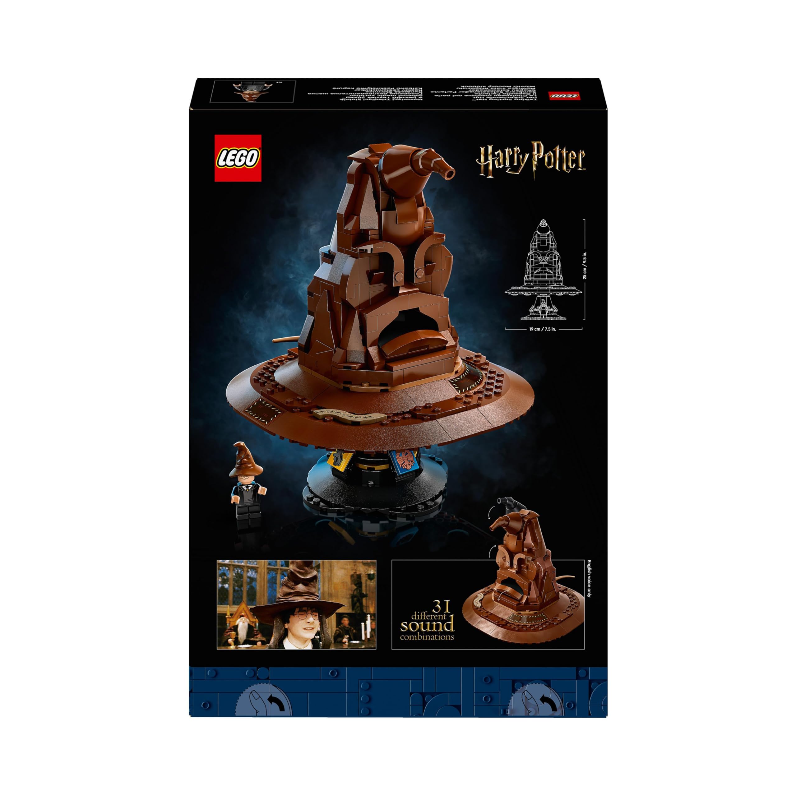 LEGO Harry Potter - Hogwarts Talking Sorting Hat Model Kit (76429) 12