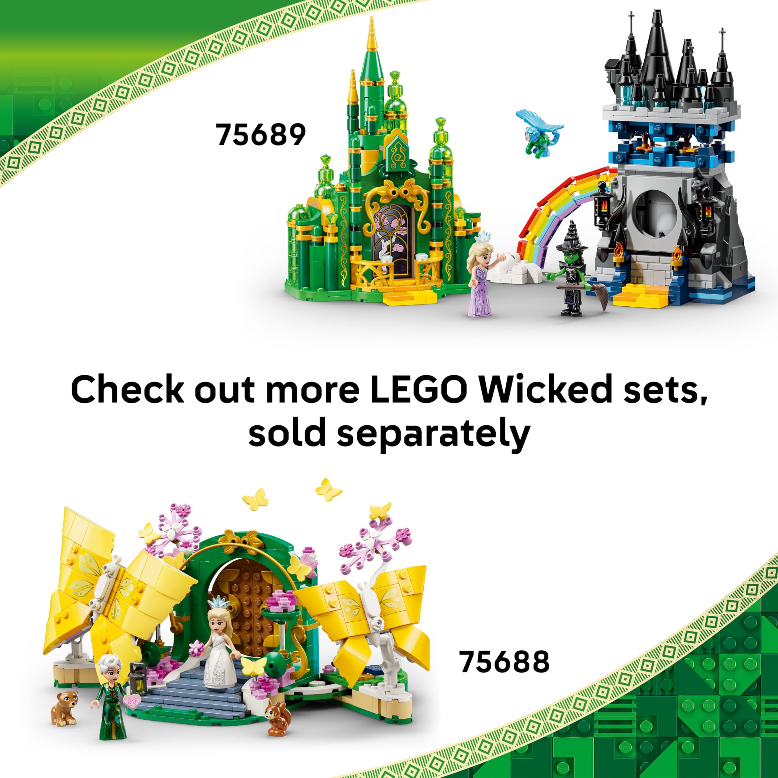 LEGO Wicked Elphaba's Retreat - Forest Building Toy with 2 Mini Dolls & Animal Figures for Ages 7+ 15