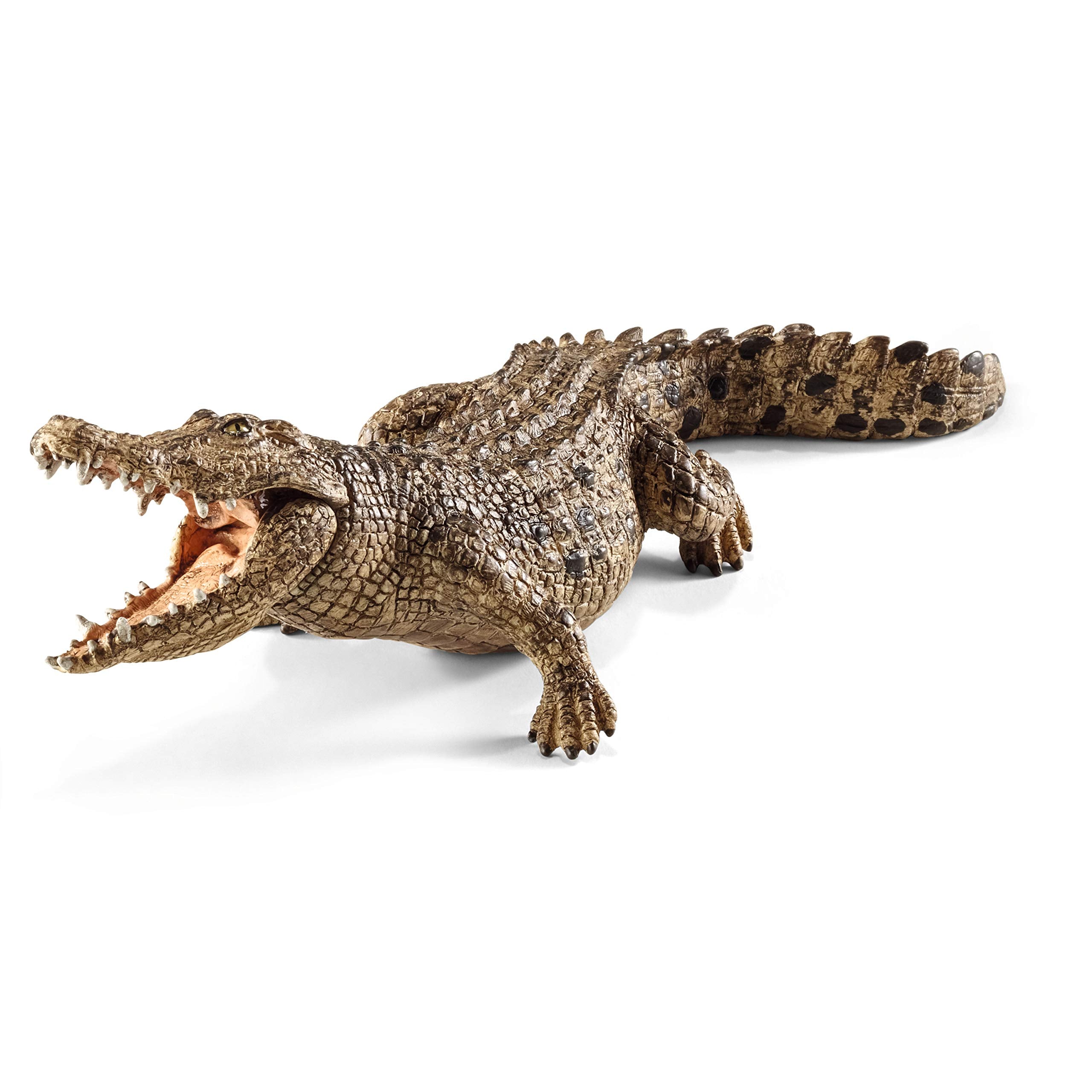 Schleich 14736 Crocodile with Movable Jaw - Wild Life Animal Figurine for Kids 3-8 Years 4