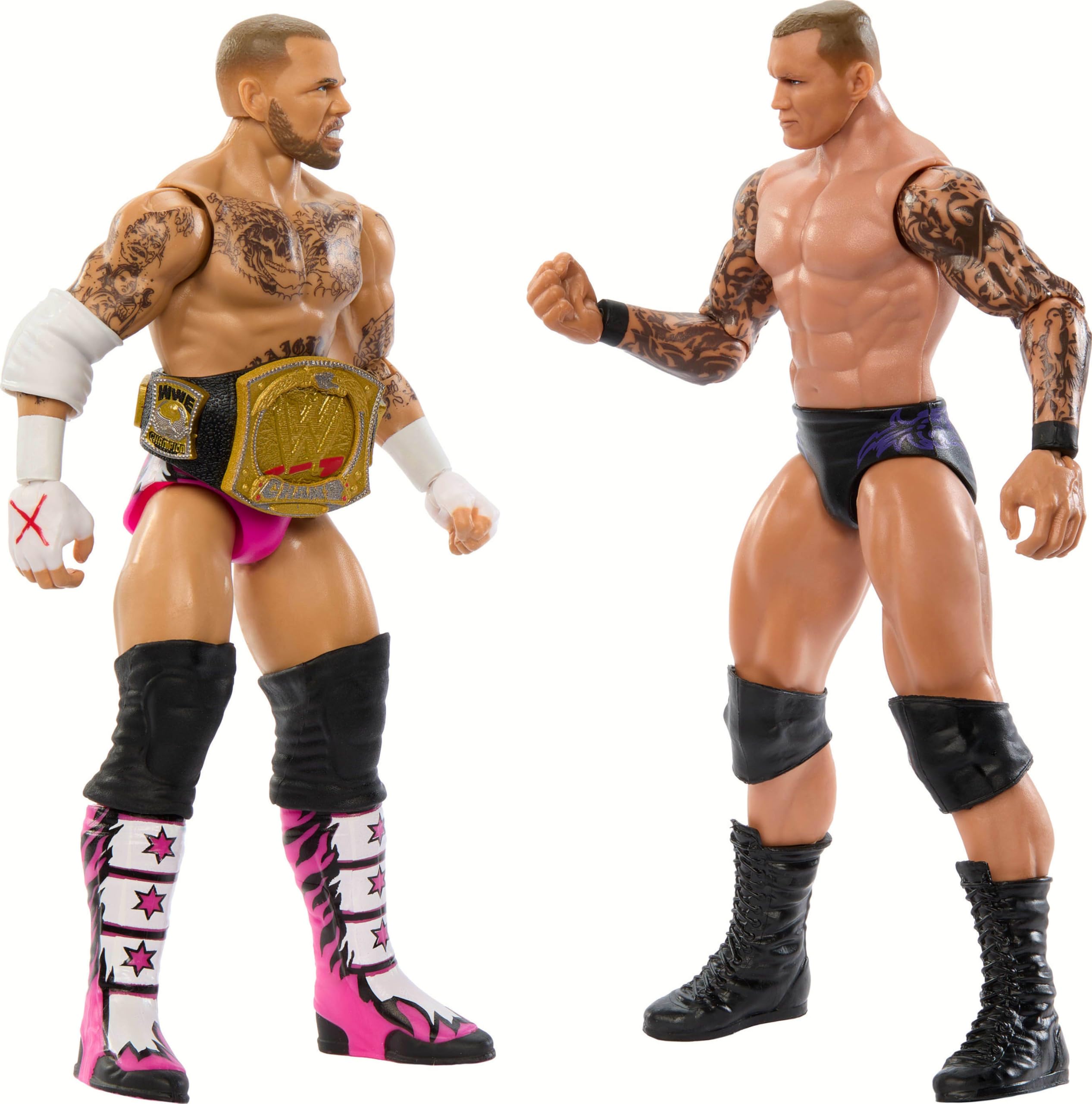 Mattel WWE Main Event Championship Showdown 2-Pack Action Figures - 6-Inch Collectible Figures with Accessories 10