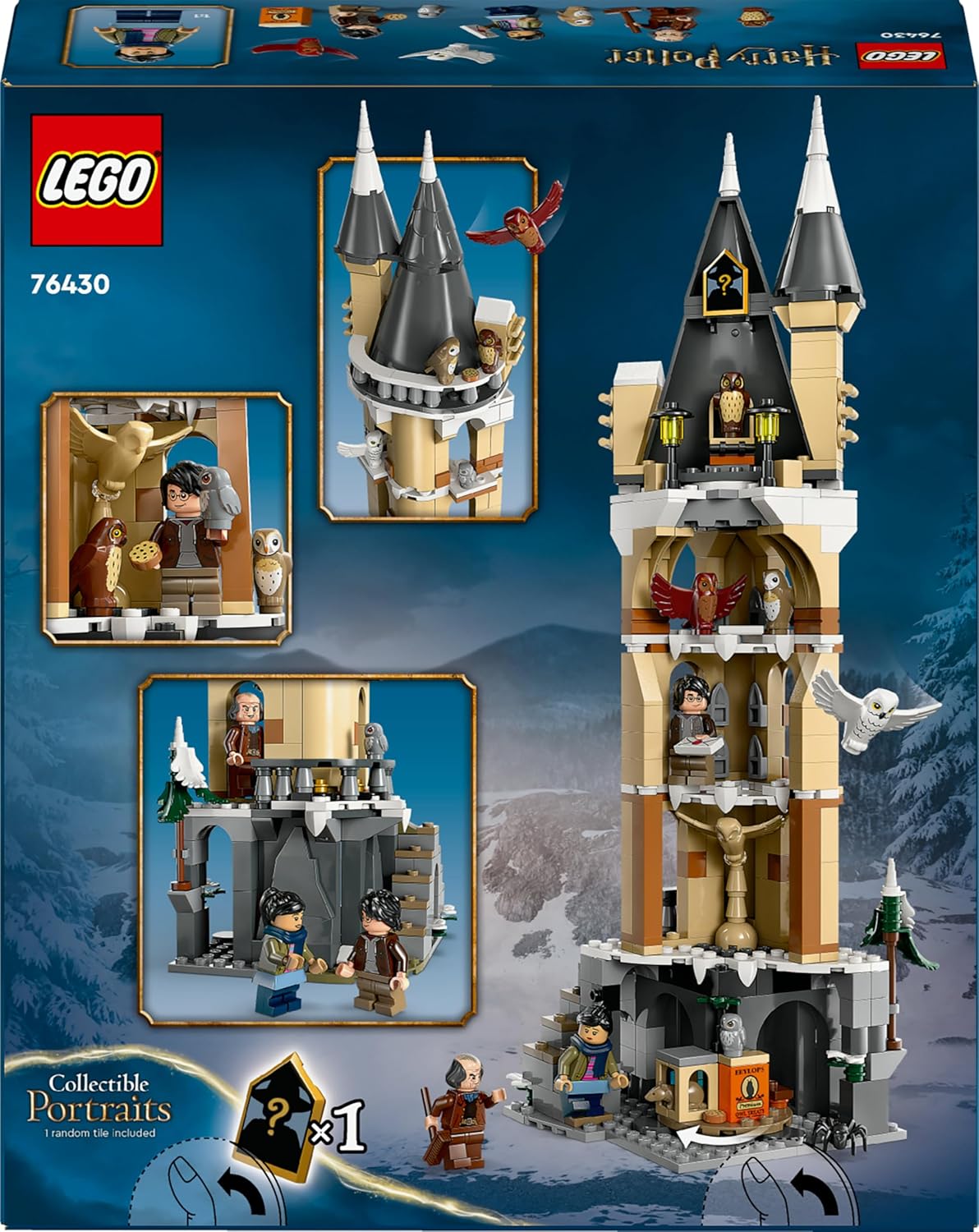 LEGO Harry Potter Hogwarts Castle Owlery 76430 - Building Set for Kids 8+ 11