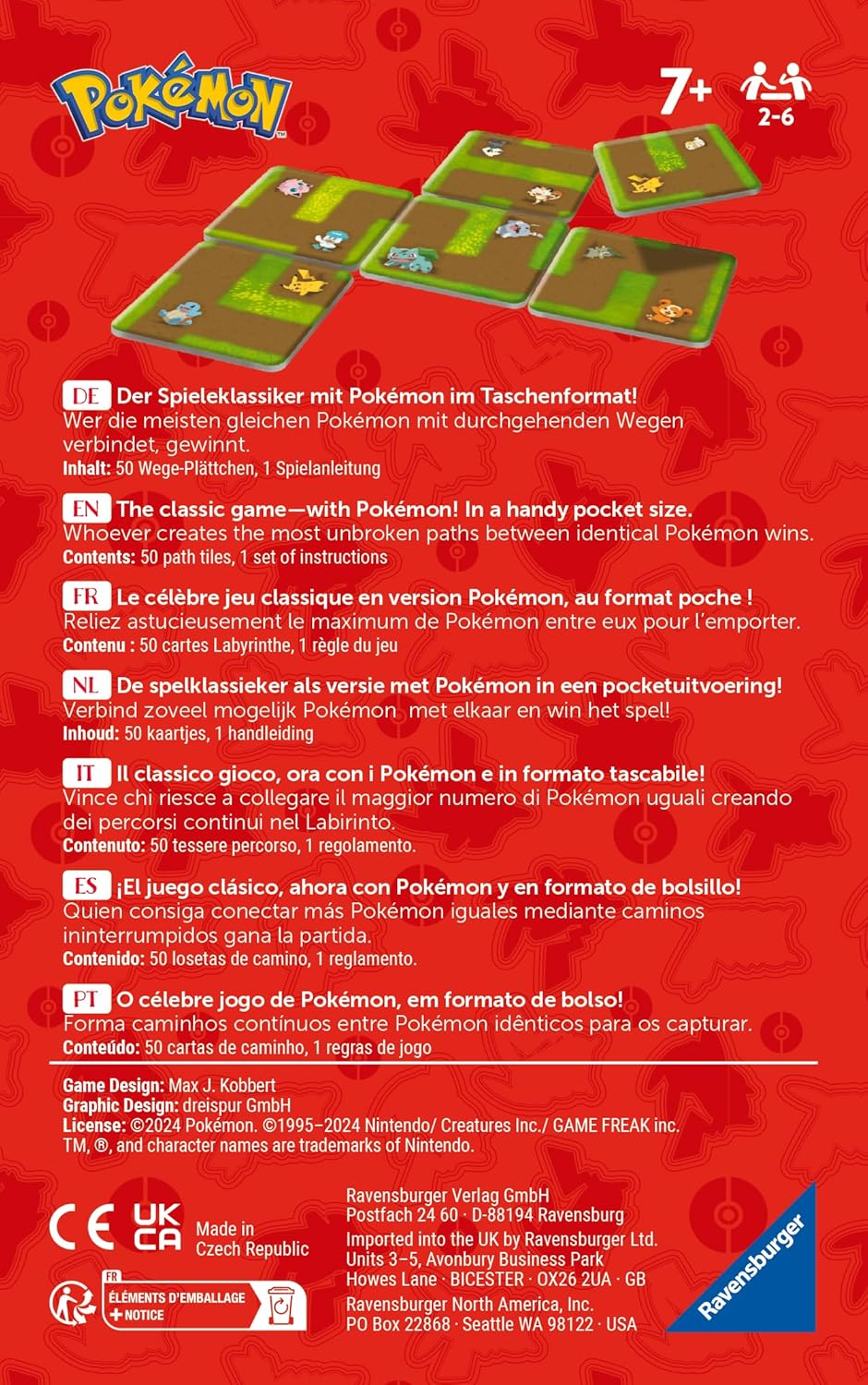 Ravensburger Pokémon Labyrinth Connect Family Board Game 3