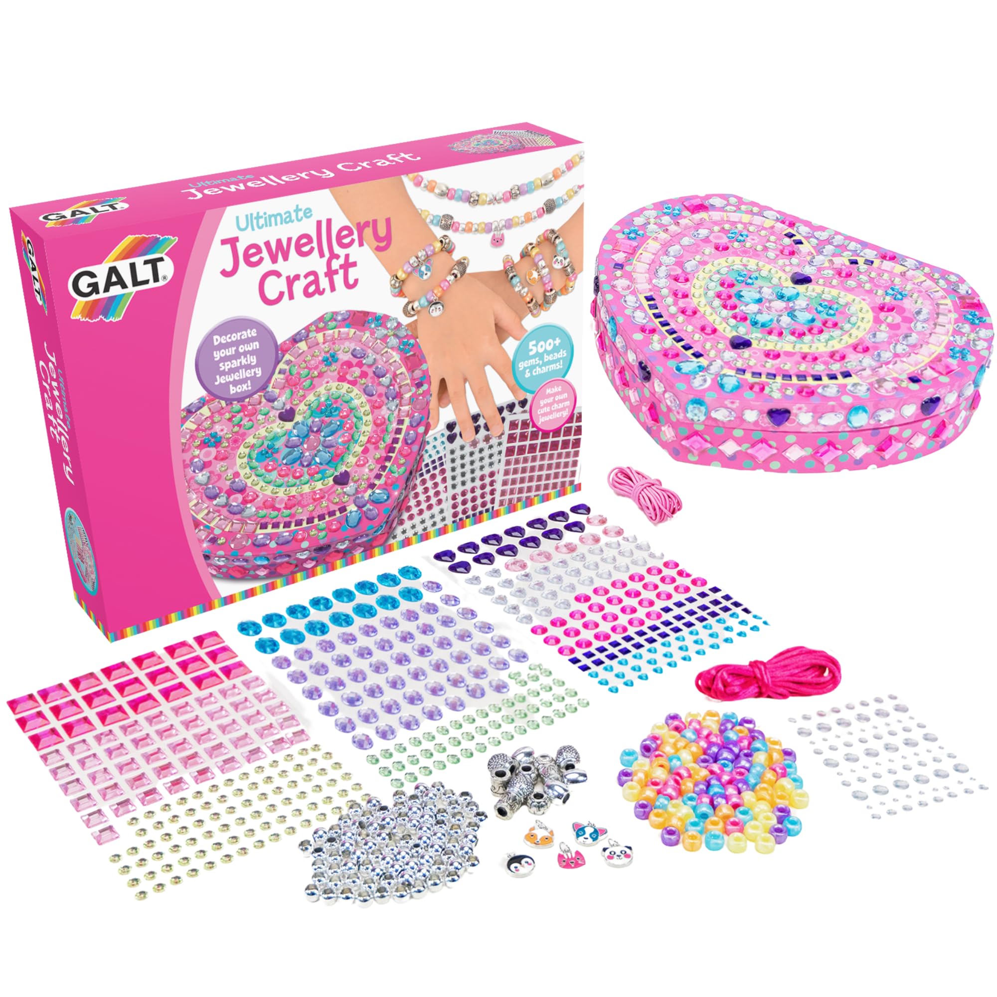 Galt Ultimate Jewellery Craft Kit - 500+ Pieces for Kids 5+