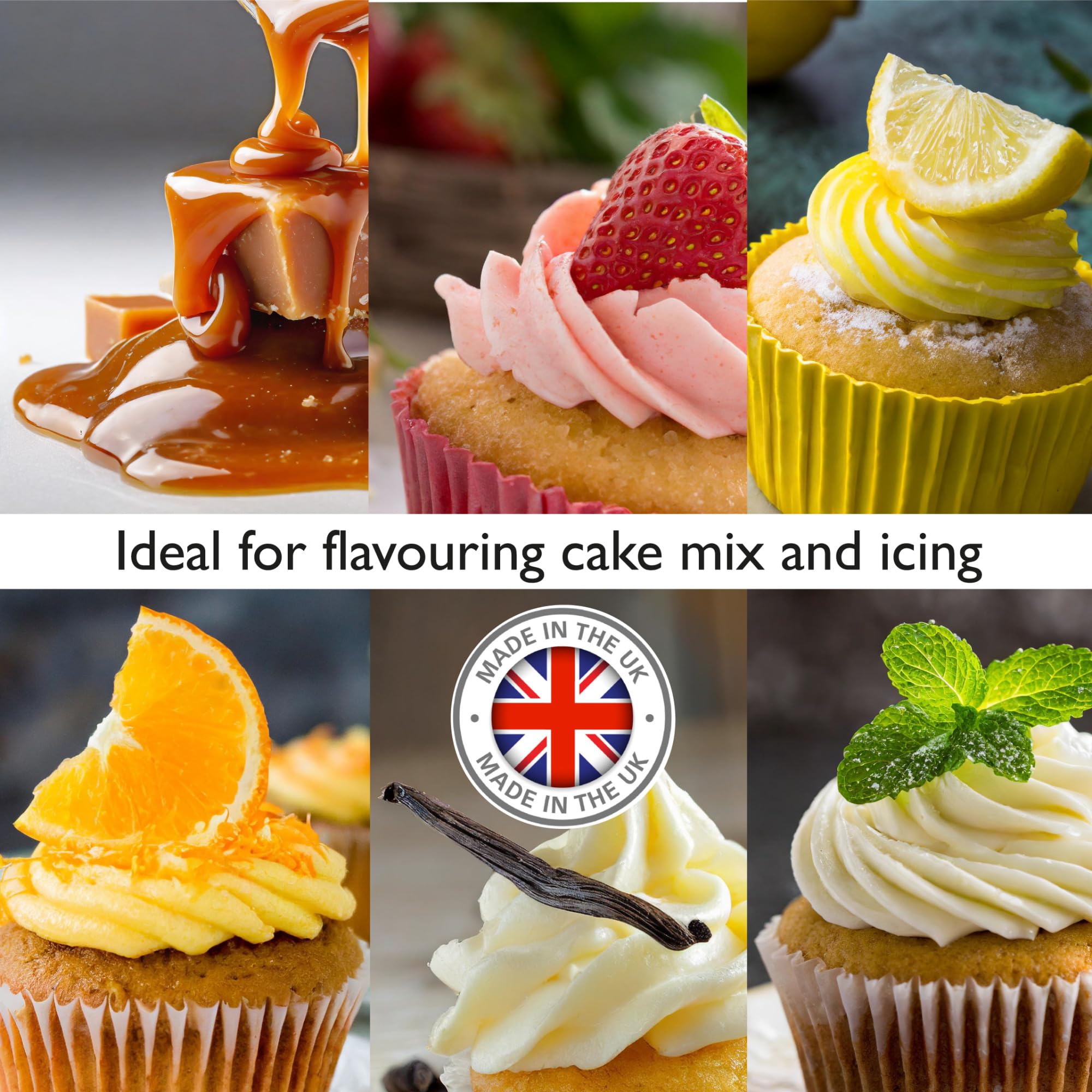 Culpitt Select - Food Flavouring 6 Pack Liquid Concentrates 9