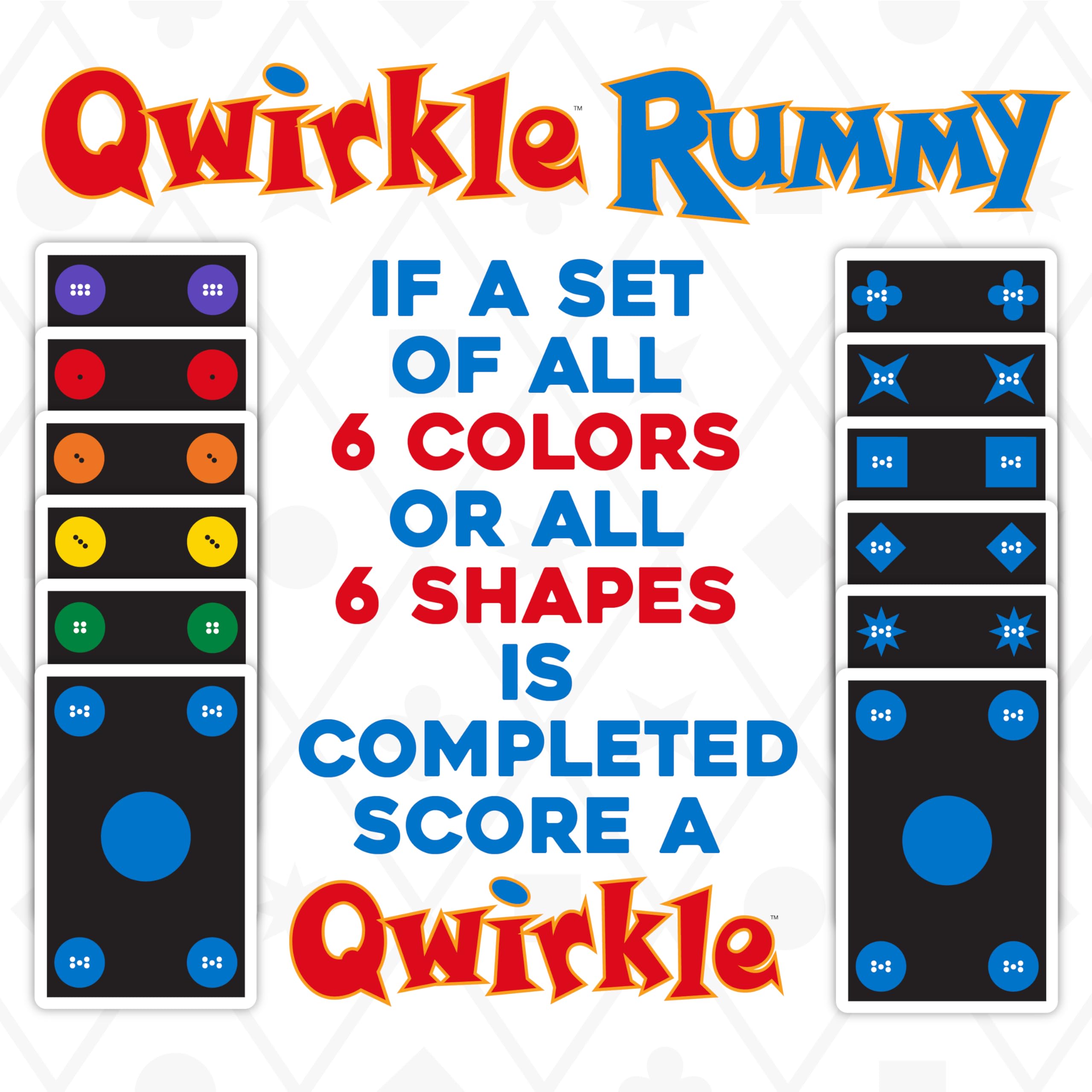 MindWare Qwirkle Rummy Card Game - Color-Blind Friendly, Ages 8+ 11